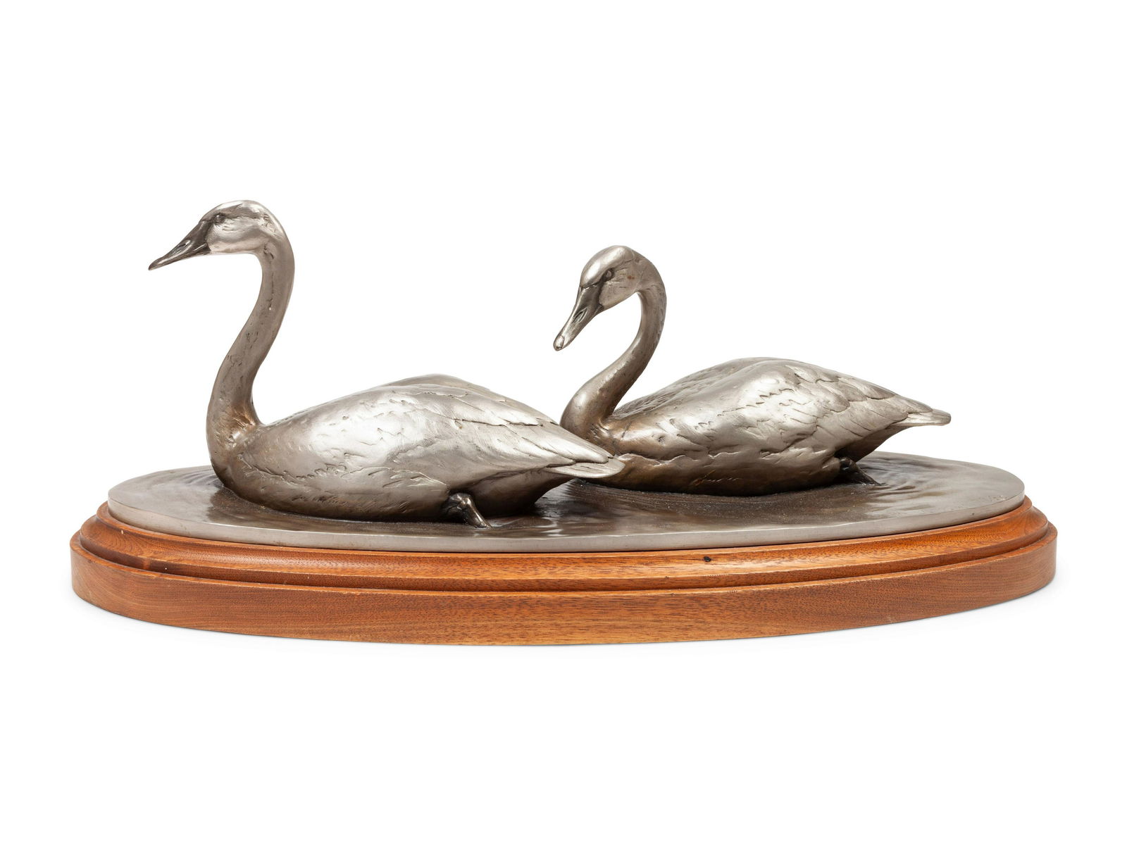 Chester Comstock (American, 20th Century) Two Swans, (1 of 4)