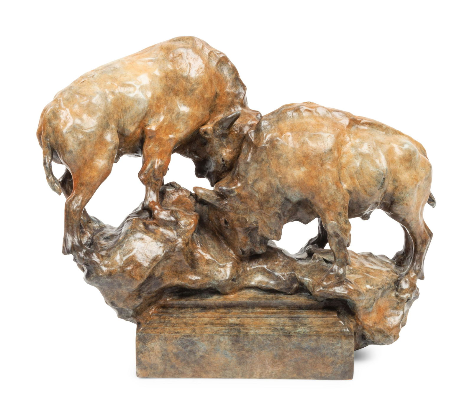 Sherry Sander (American, b. 1941) Young Bulls, edition (1 of 4)