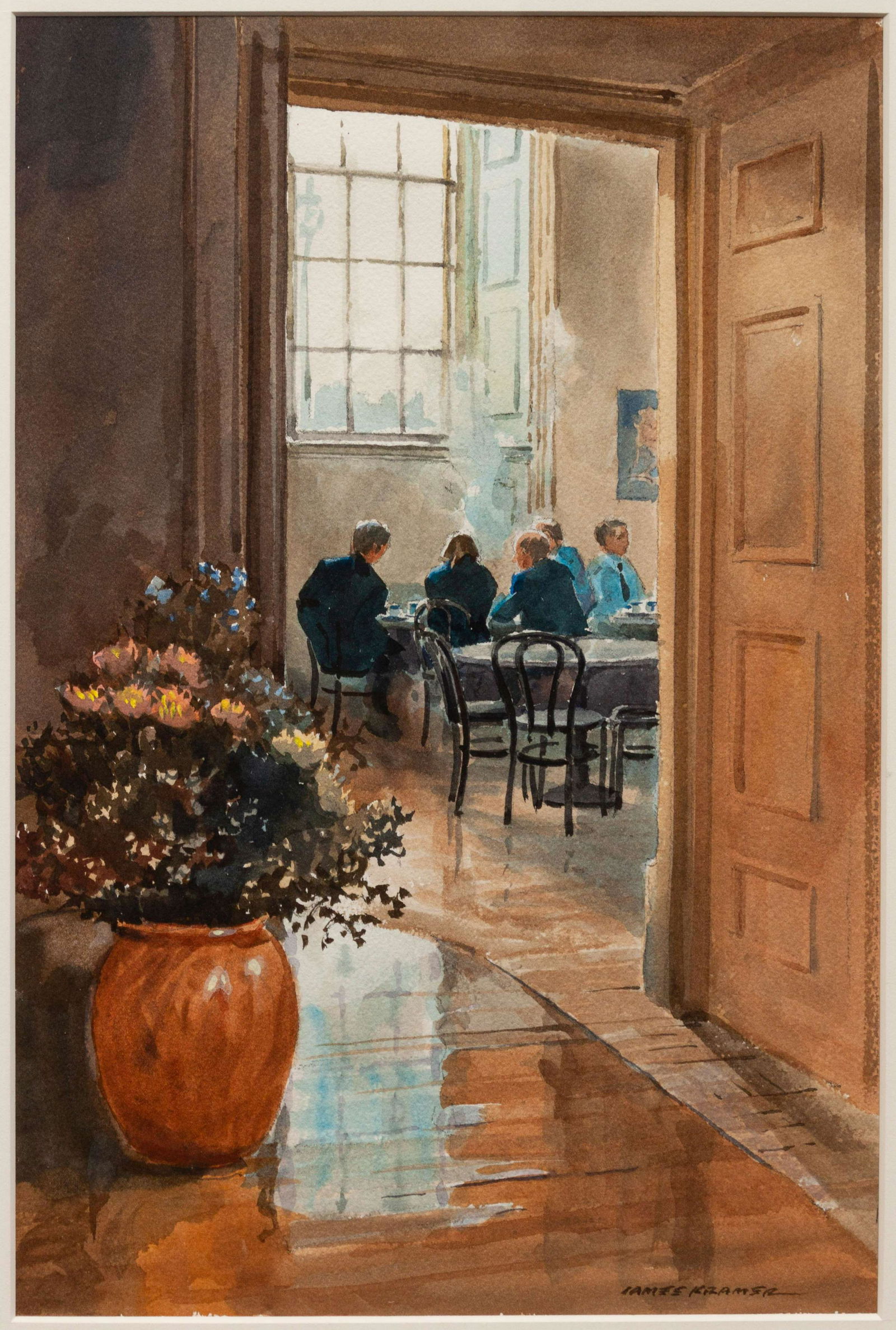 James Kramer (American, b. 1927) Coffee Time (1 of 3)