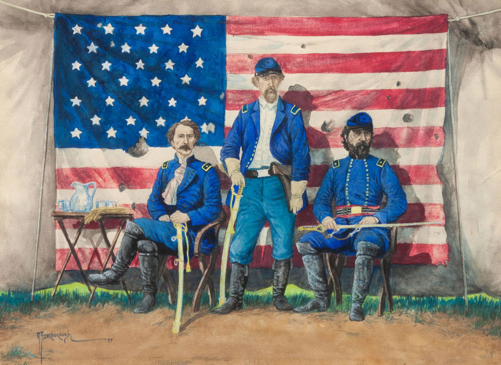 Tom Scarborough (American, 20th Century) Civil War (1 of 3)