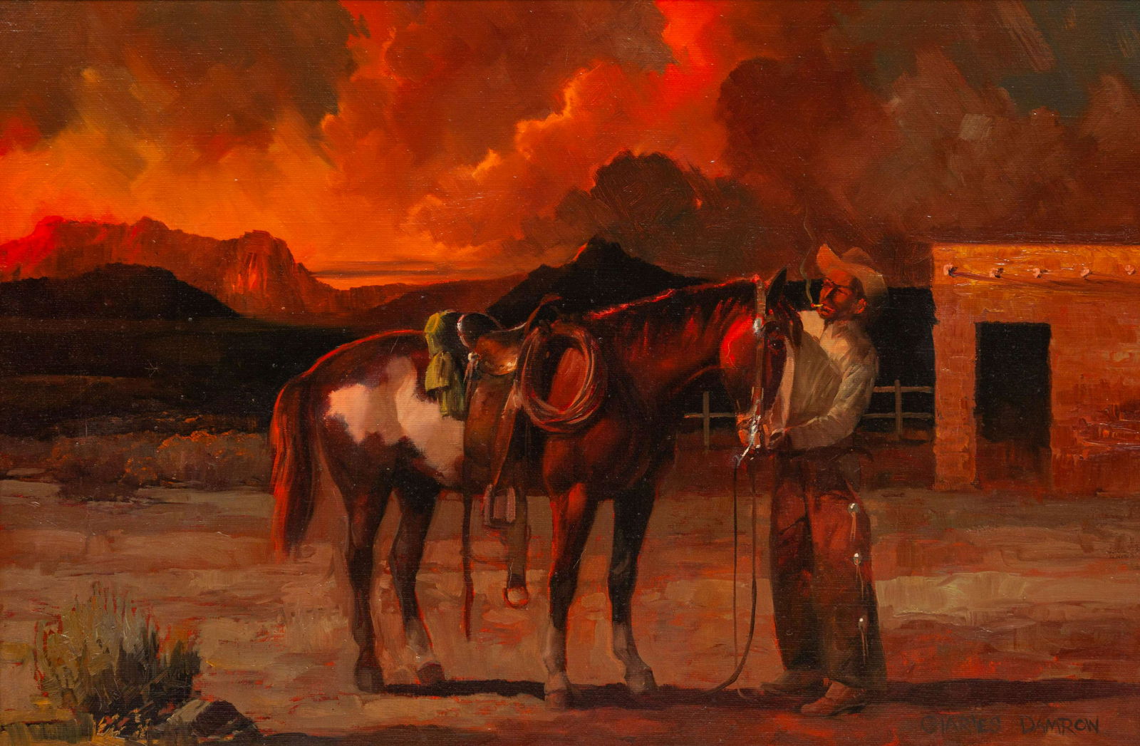 Charles Damrow (American, 1916-1989) Day's End (1 of 3)