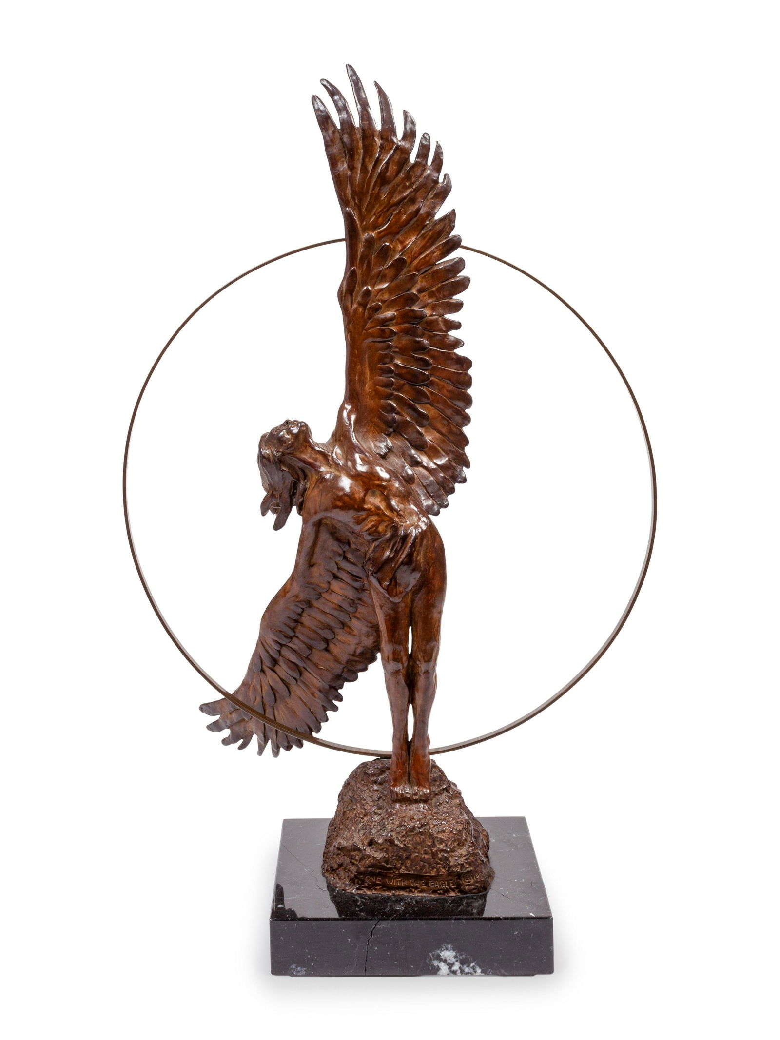 Pat Mathiesen (American, b. 1934) One with the Eagle, (1 of 4)