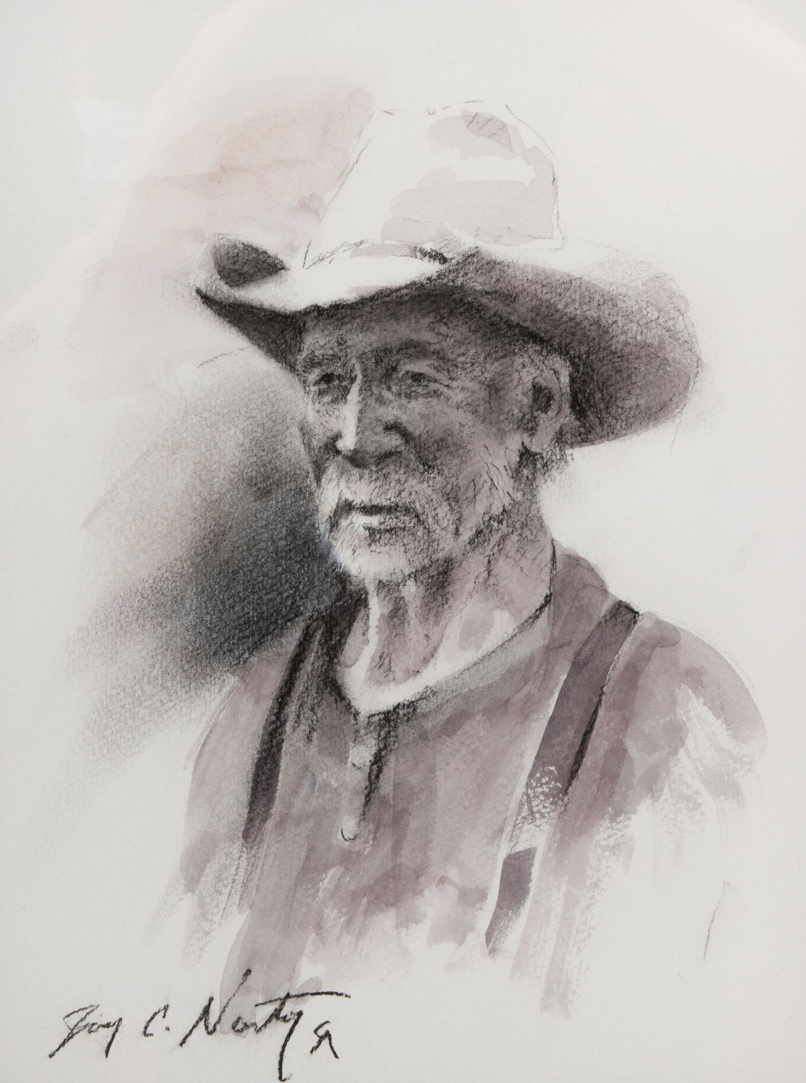 Jim Norton (American, b. 1953) Sketch of a Man (1 of 4)