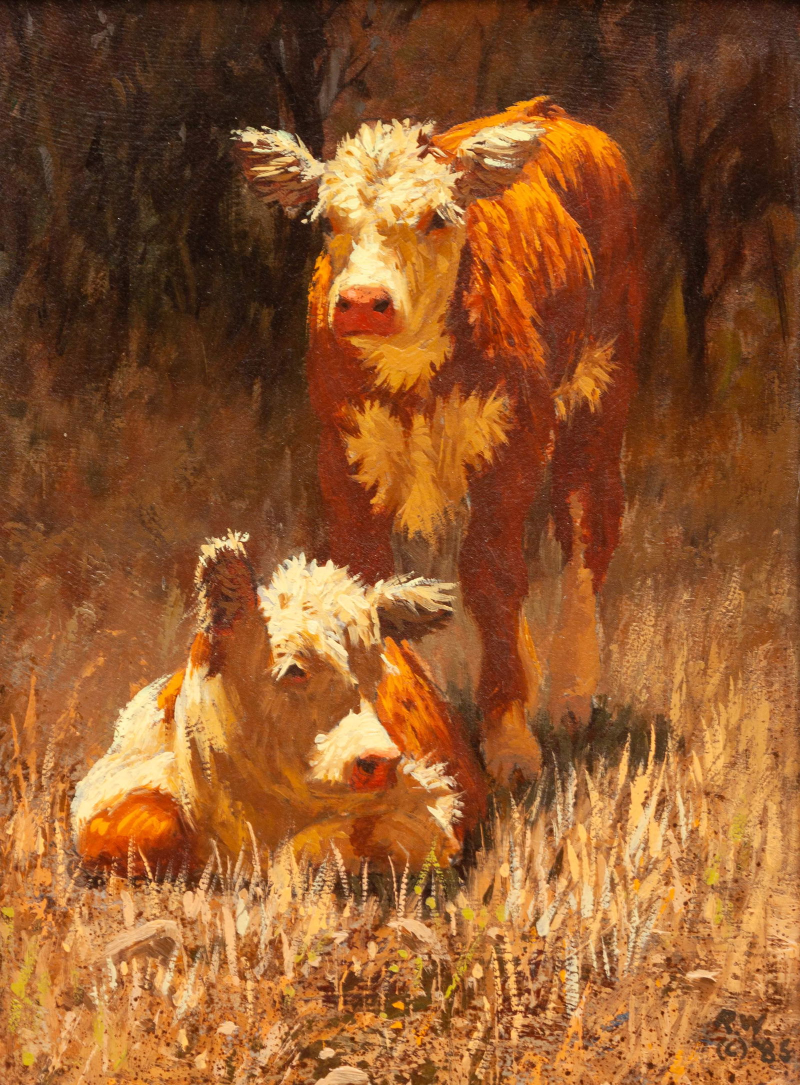 Robb Woods (American, 20th century) Pals, 1985 (1 of 3)