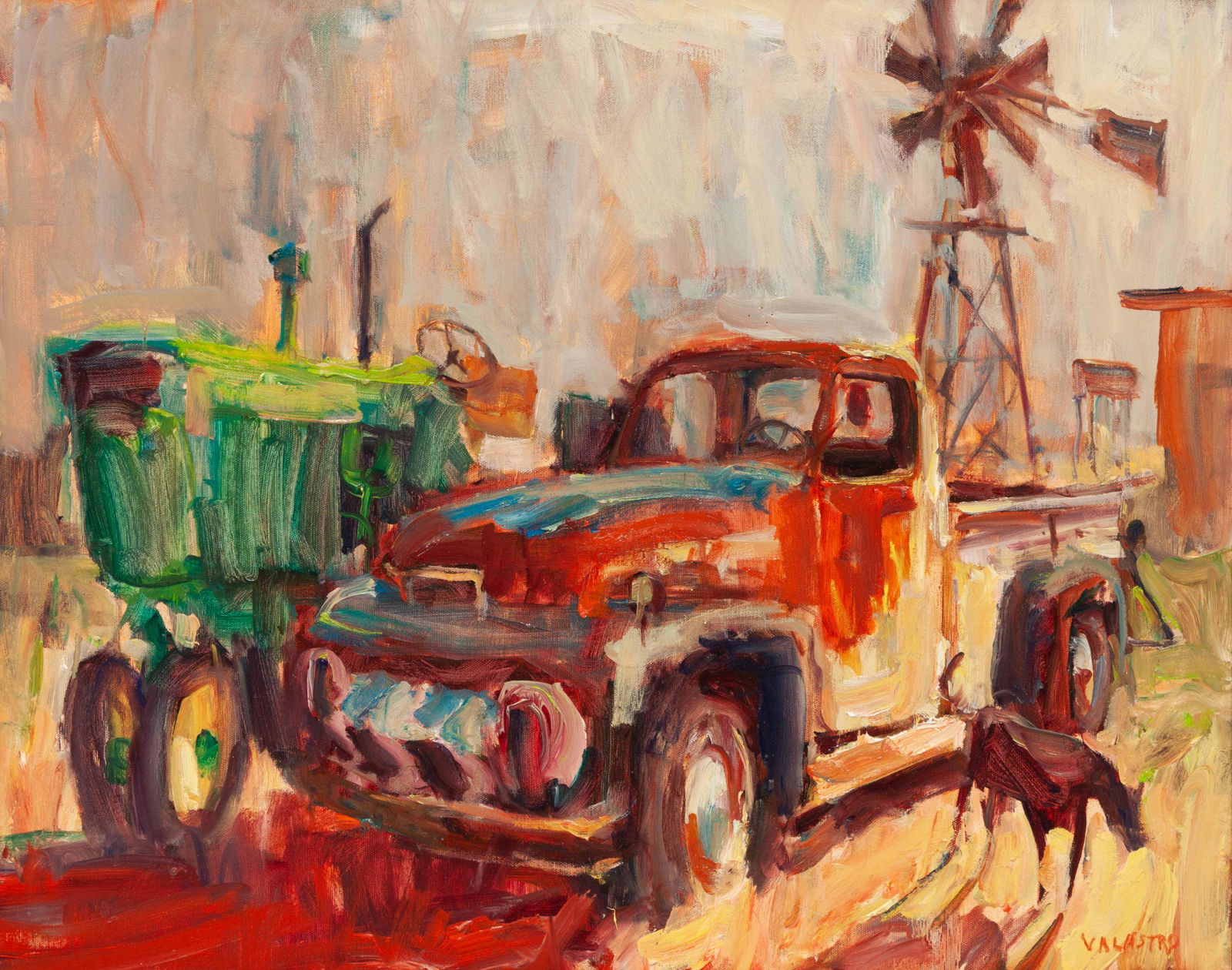 Ken Valastro (American, 20th Century) Tractor (1 of 3)