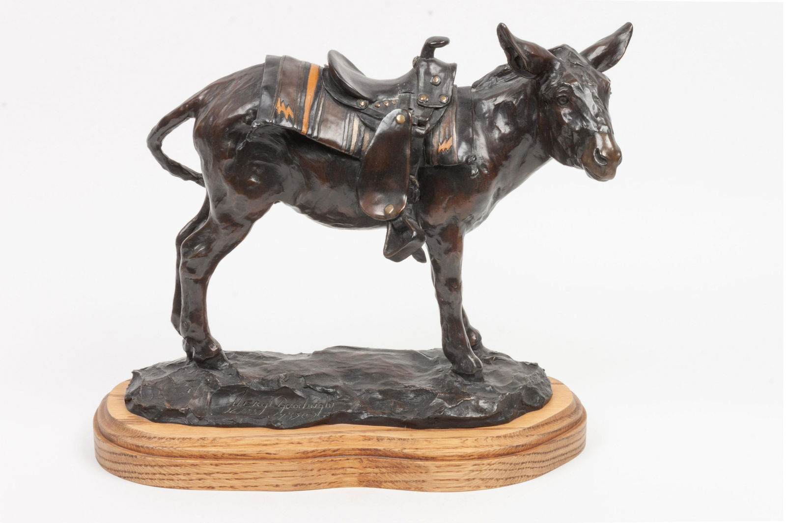 Veryl Goodnight (American, 20th Century) Donkey, (1 of 3)