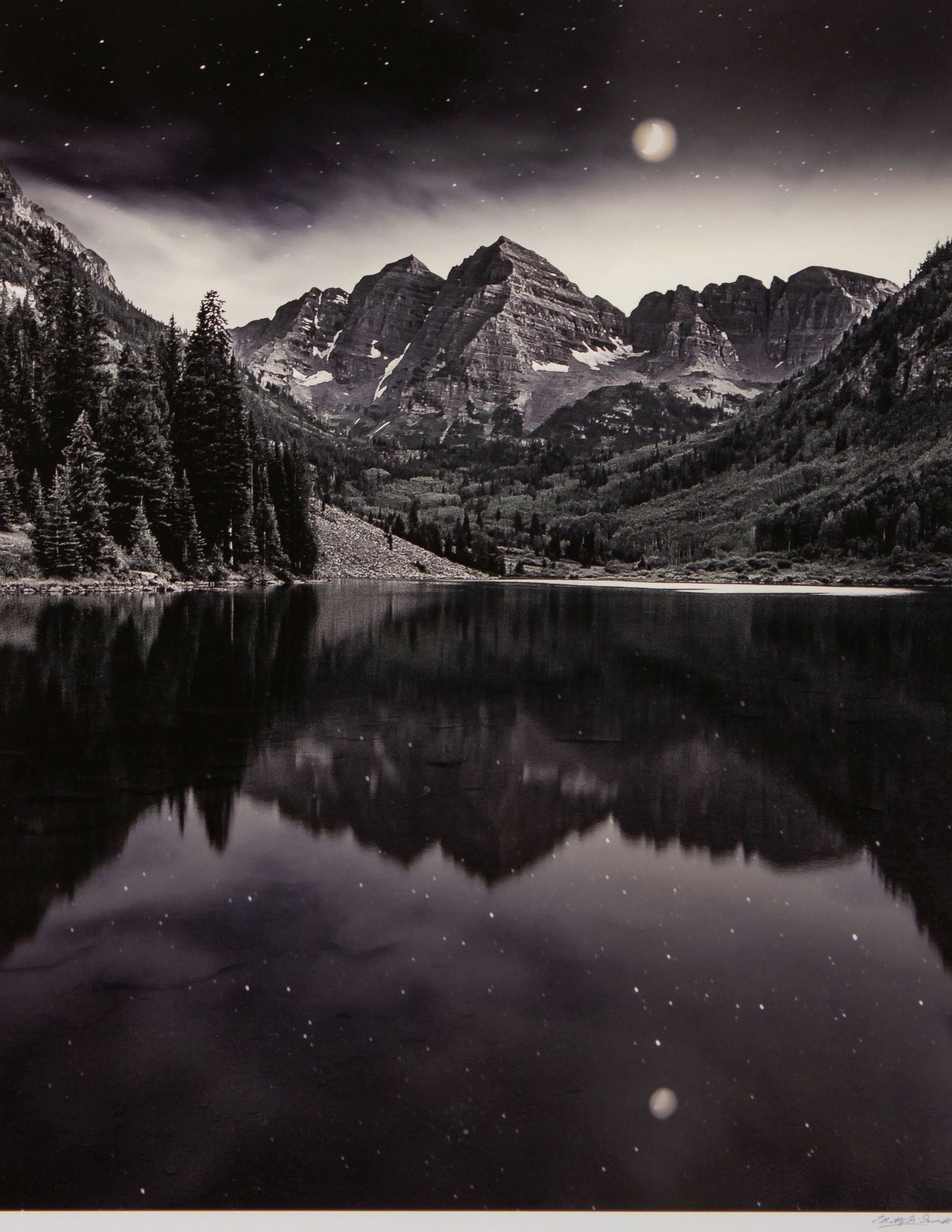 Elliott McDowell (American, b. 1948) Maroon Bells (1 of 3)