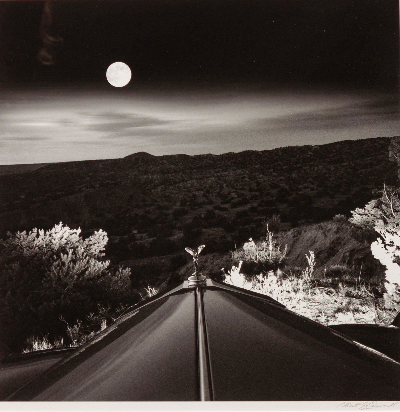 Elliott McDowell (American, b. 1948) Moonrise over (1 of 3)