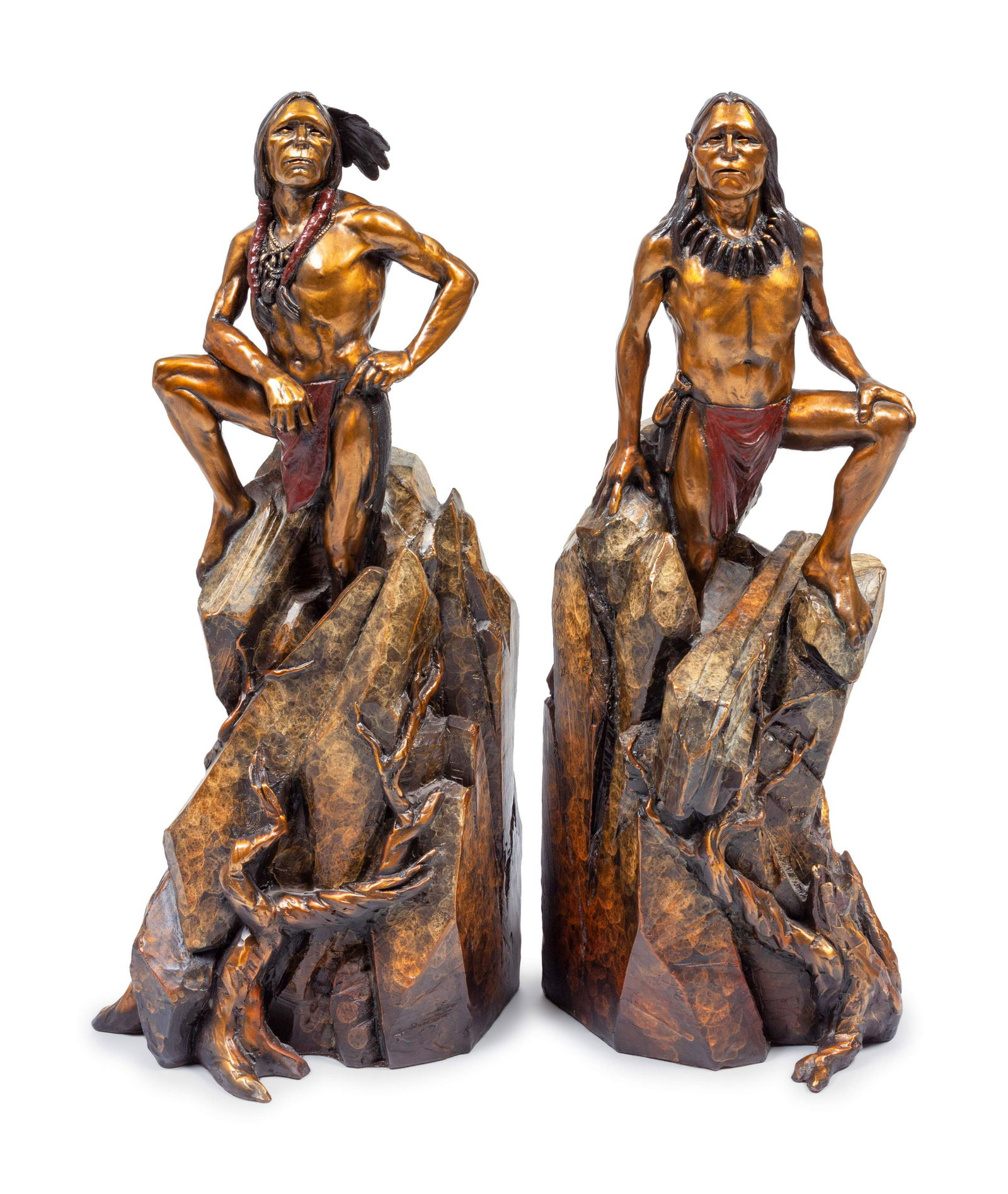 Dan Garrett (American, b. 1948) Indian Bookends, (1 of 3)
