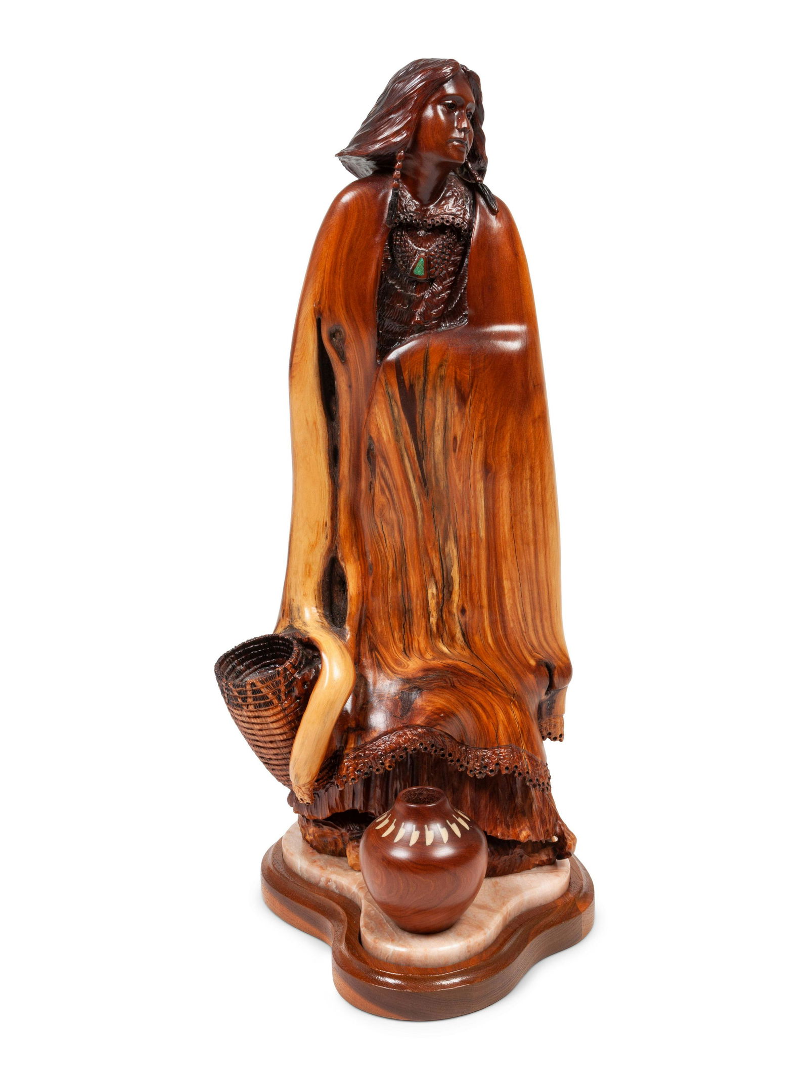 Bob Boomer (American, b. 1944) Maiden with Two Vessels, (1 of 4)