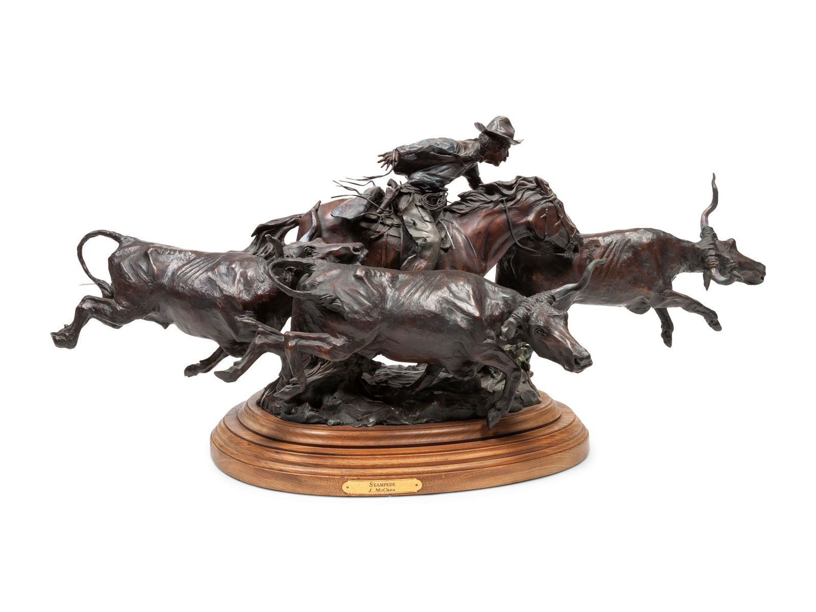 John McCrea (American, b. 1947) Stampede, edition (1 of 4)
