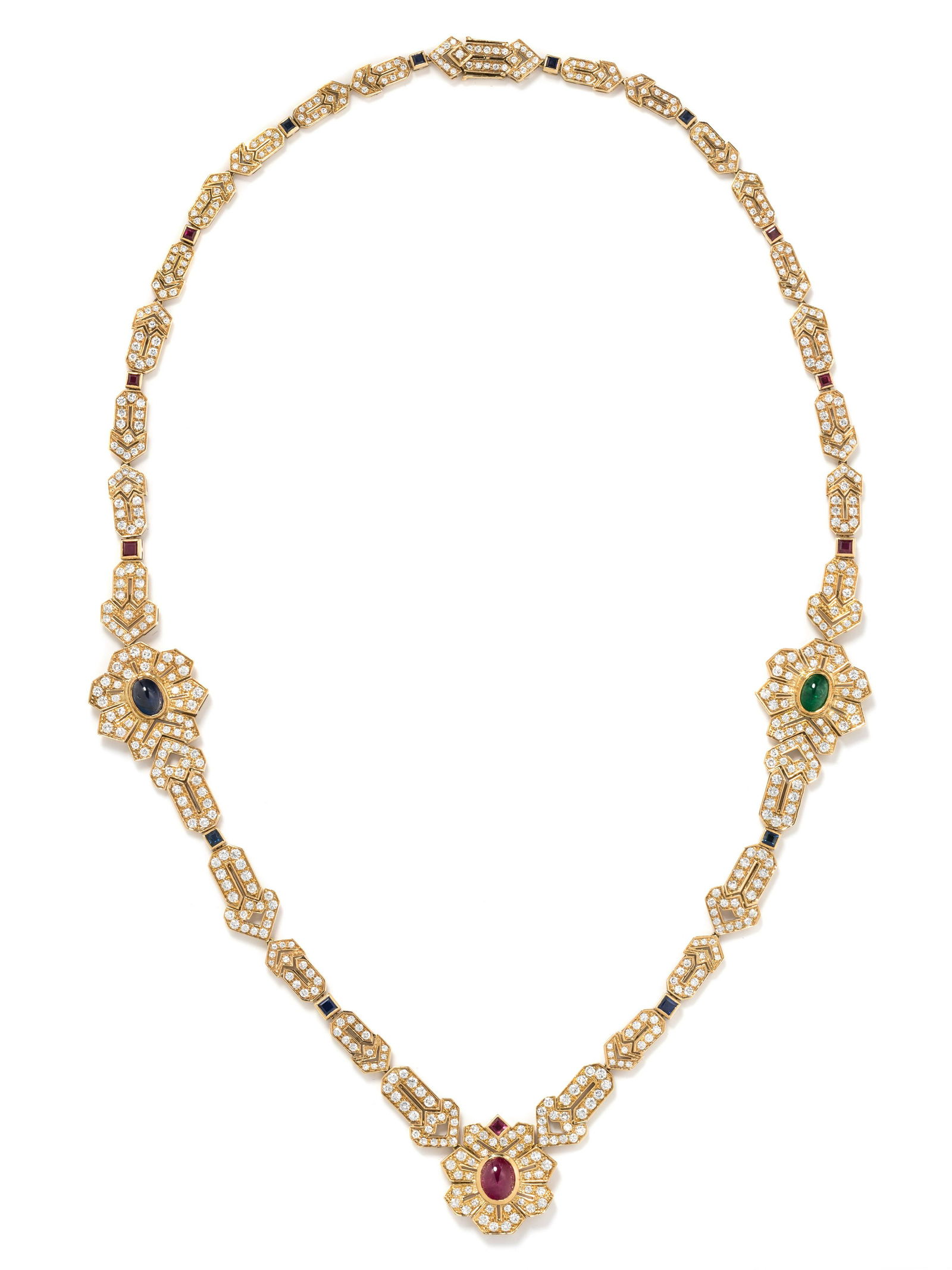 GUCCI, MULTIGEM AND DIAMOND NECKLACE (1 of 2)