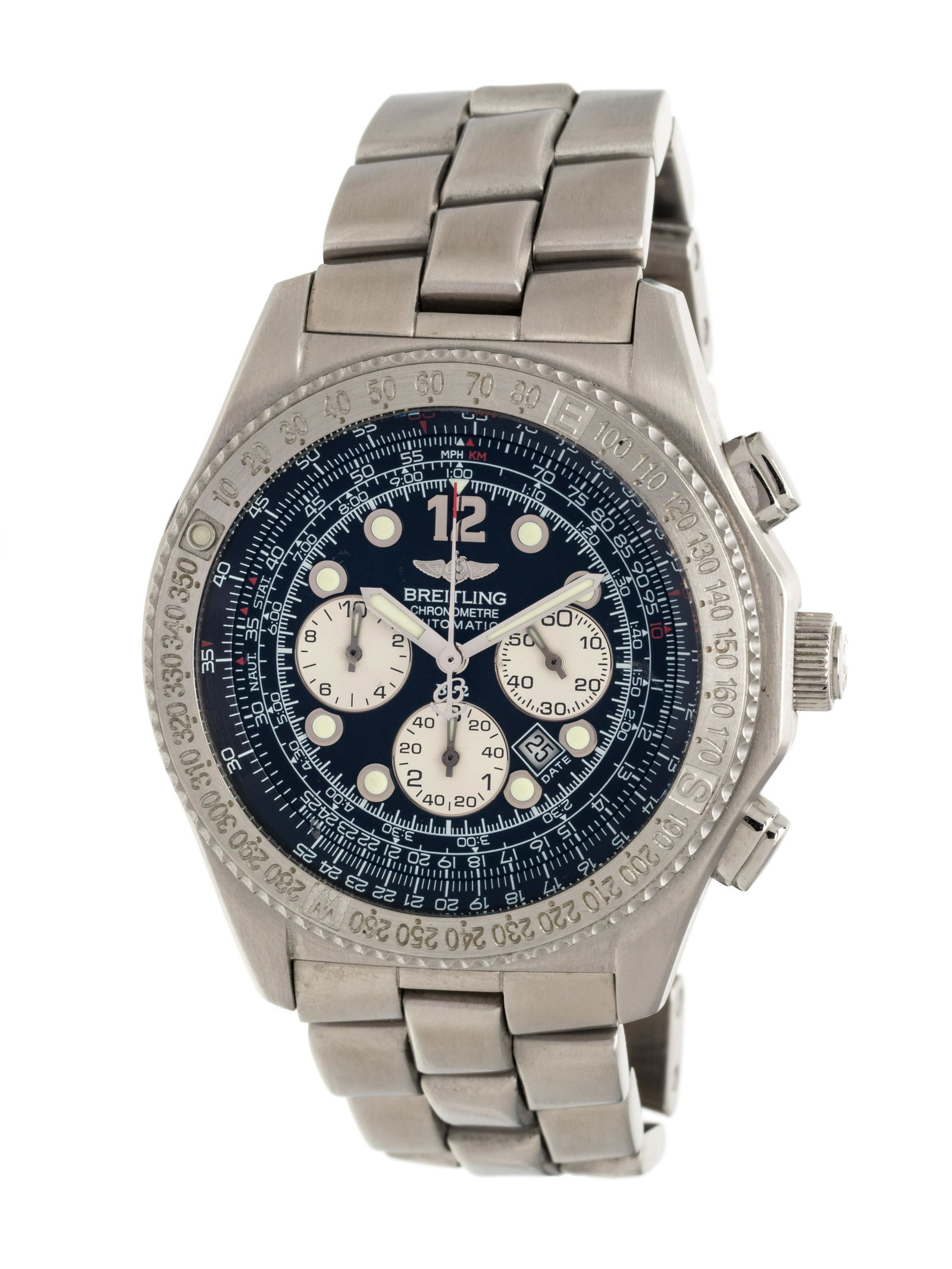 BREITLING, STAINLESS STEEL REF. A42362 'B2' CHRONOGRAPH (1 of 2)