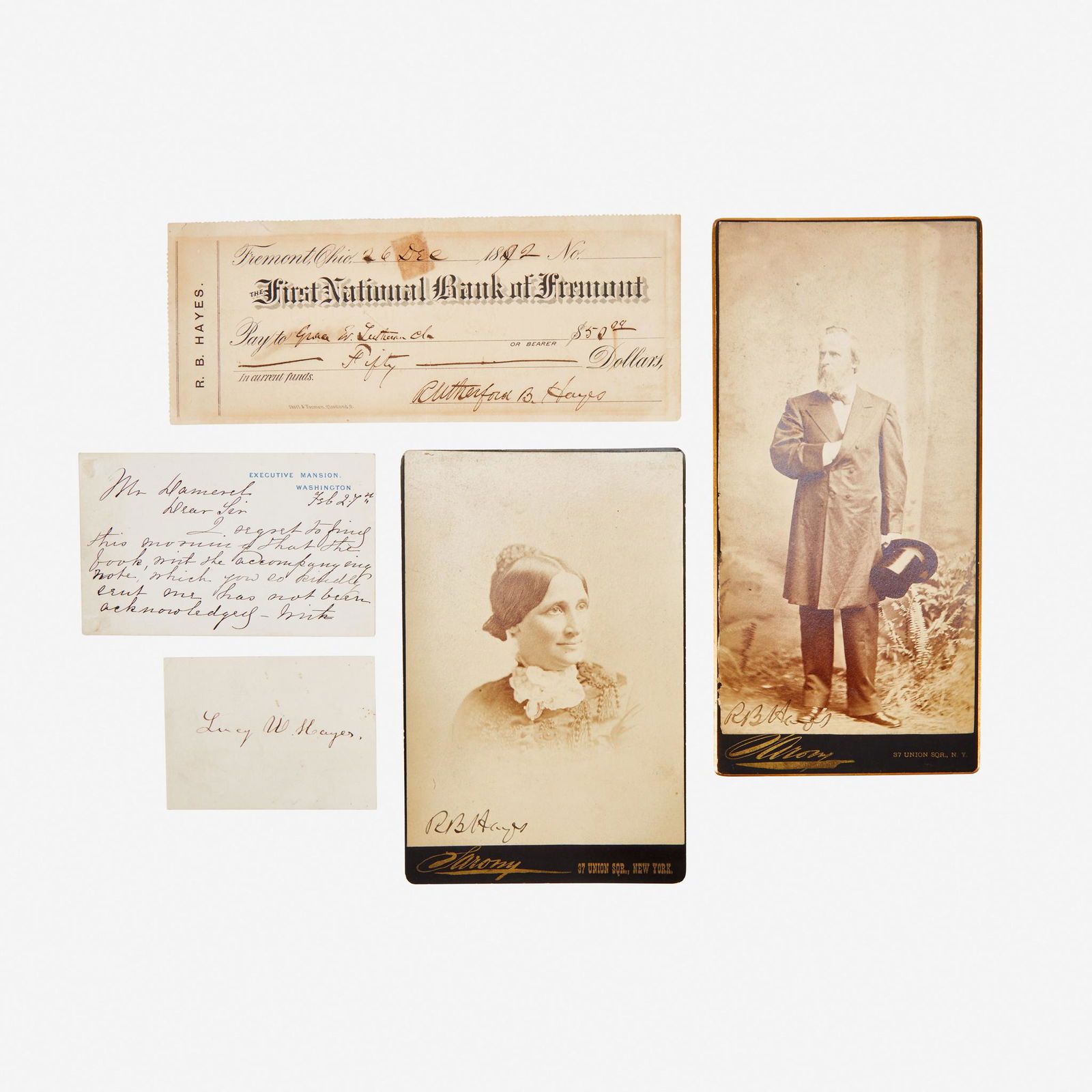 [Presidential] Hayes, Rutherford B., and Lucy Hayes (1 of 3)