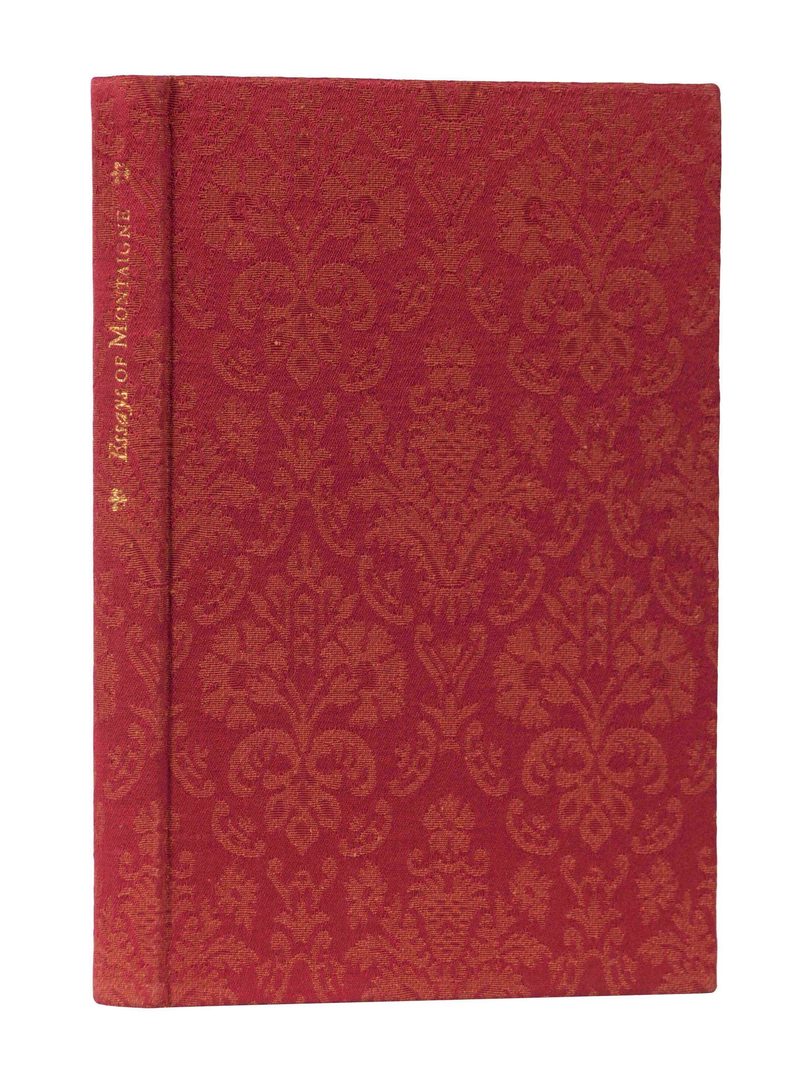 [ALLEN PRESS]. MONTAIGNE, Michel Eyquem de (1533-1592). (1 of 2)