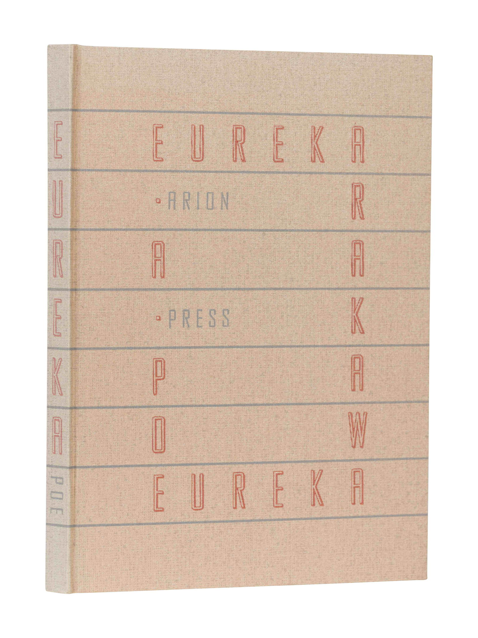 [ARION PRESS]. POE, Edgar Allen (1809-1849). Eureka. (1 of 2)