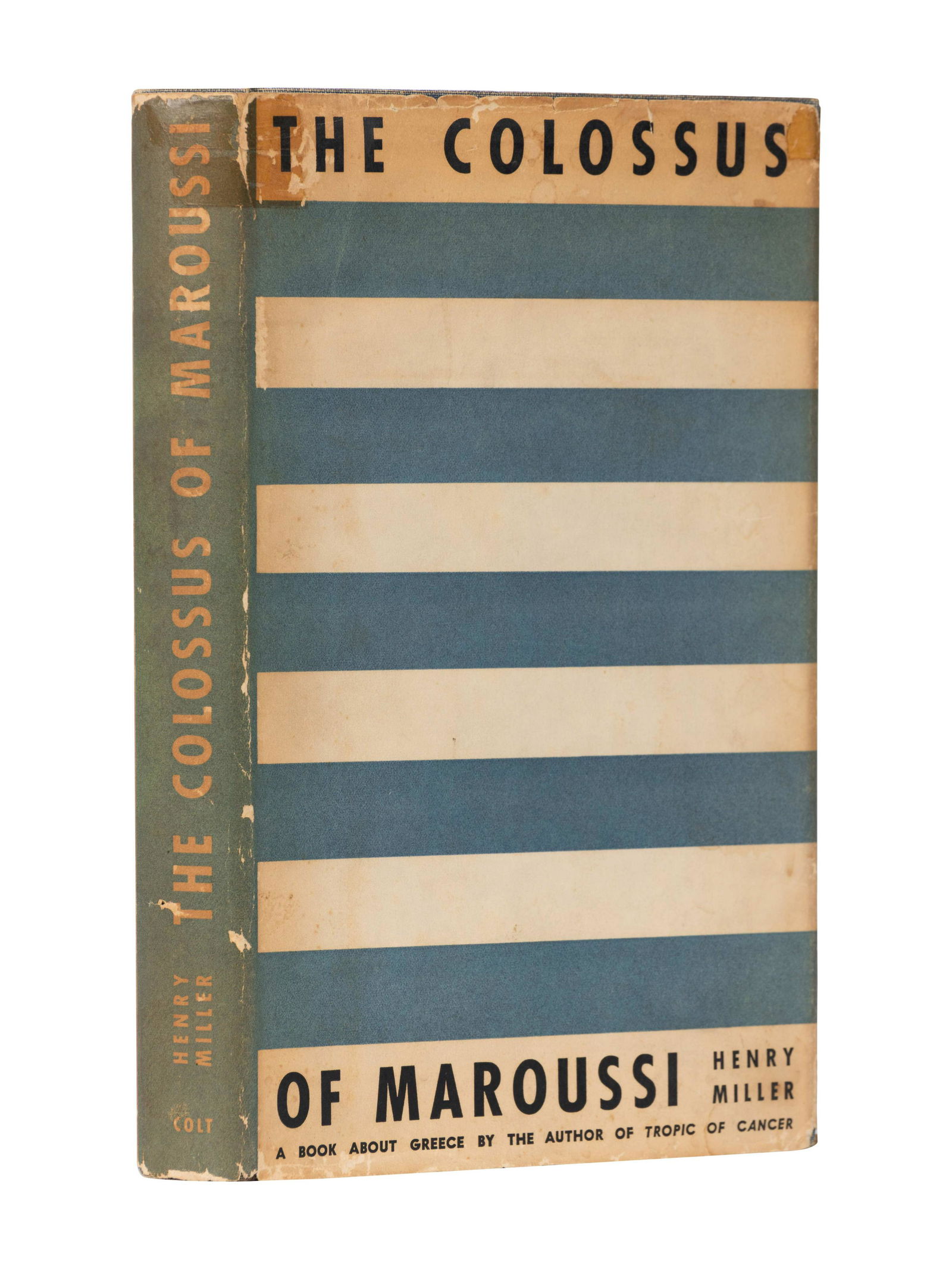 [COLT PRESS]. MILLER, Henry (1891-1980). The Colossus (1 of 2)