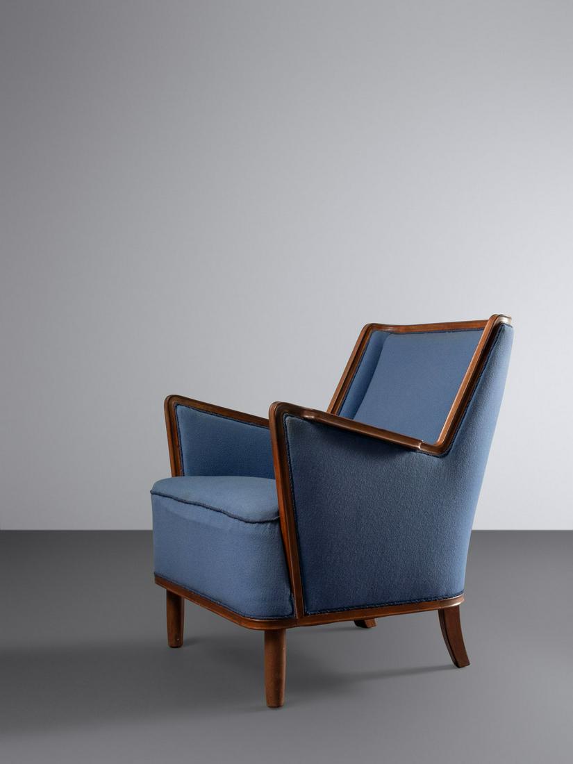 Danish Cabinetmaker Mid 20th Century Lounge Chair (1 of 2)