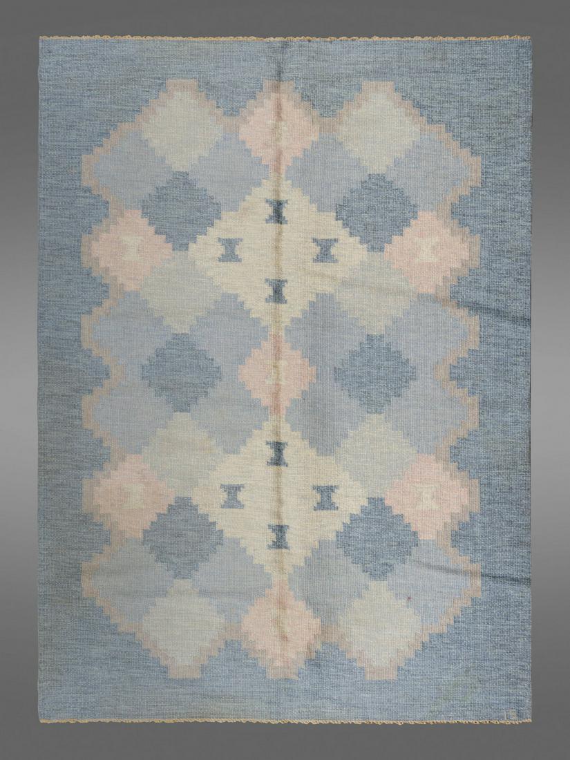 Ingegerd Silow (Swedish, 1916-2005) Flatweave Rug (1 of 3)