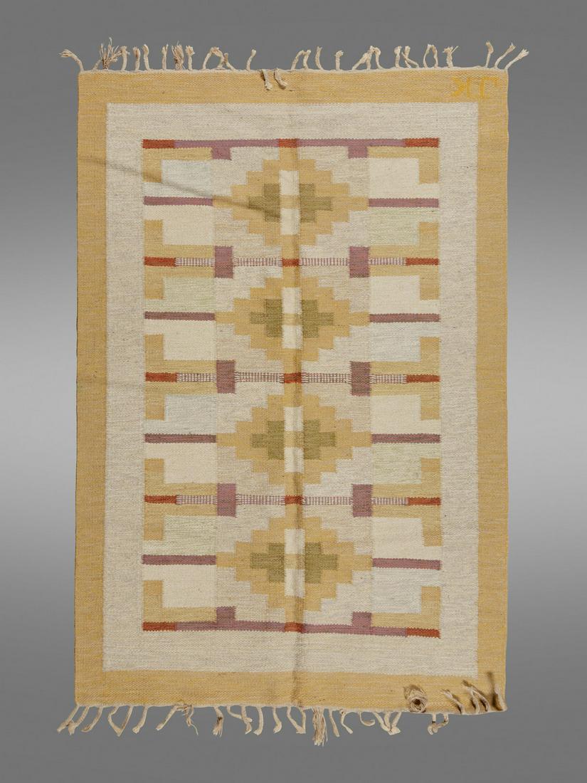 Karin Jonsson (Swedish, 20th Century) Flatweave Rug (1 of 3)