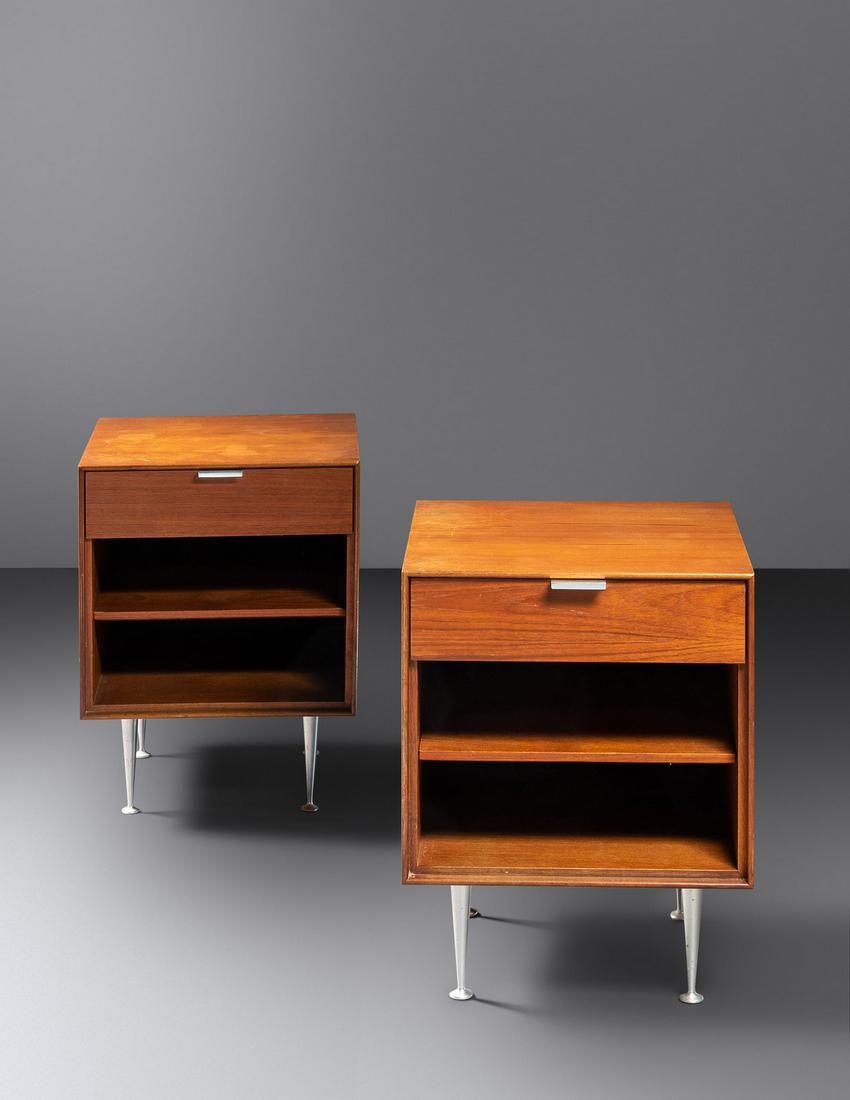 George Nelson & Associates (American, 1908-1986) Pair (1 of 3)