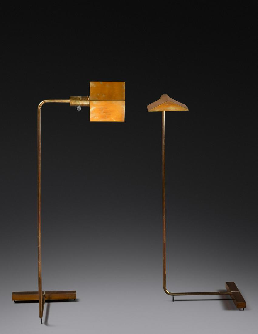 Cedric Hartman (American, b. 1929) Pair of Floor Lamps, (1 of 2)
