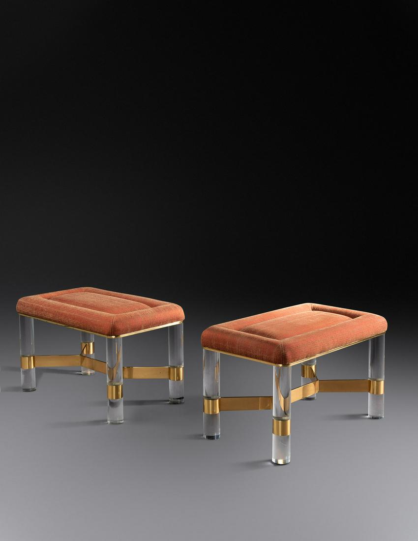 Karl Springer (German/American, 1931-1991) Pair of (1 of 3)