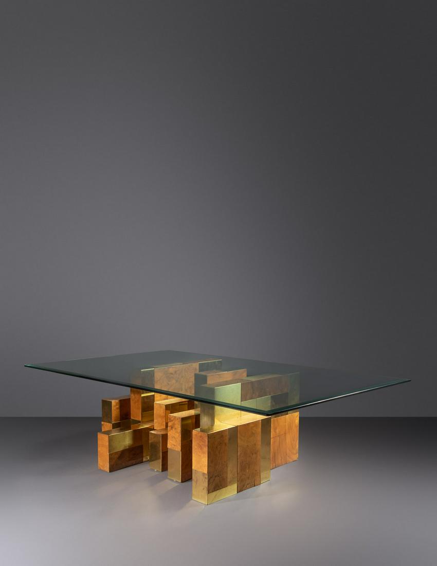 Paul Evans (American, 1931-1987) Cityscape Coffee (1 of 3)