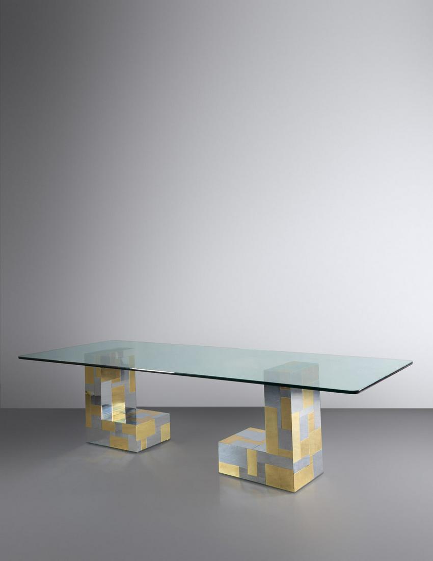 Paul Evans (American, 1931-1987) Cityscape Dining (1 of 2)