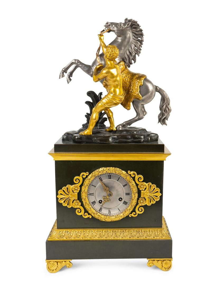 A French Empire Style Bronze Marley Horse Clock Height (1 of 3)