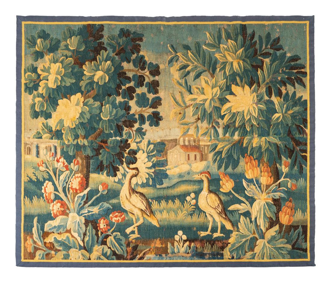 A Continental Pastoral Scene Tapestry  60 x 70 inches. (1 of 1)