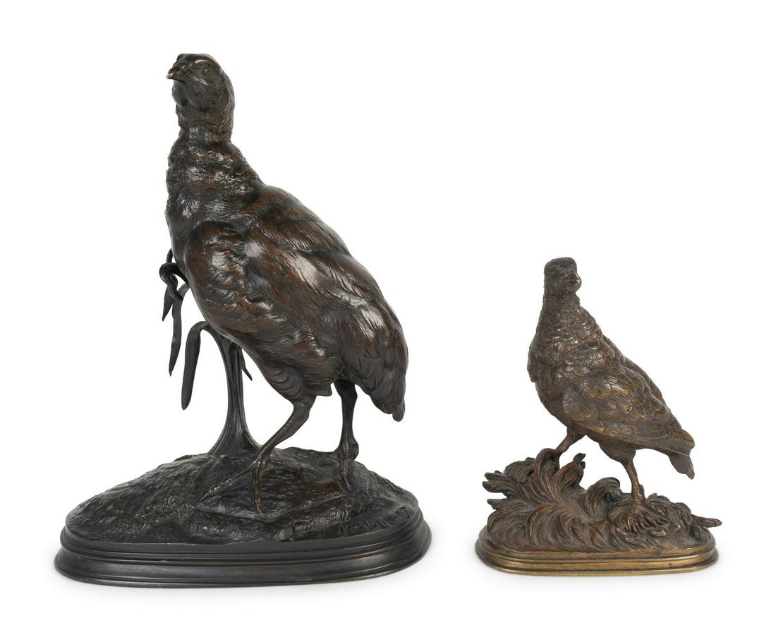 Ferdinand Pautrot (French, 1832-1874) Partridges (1 of 6)