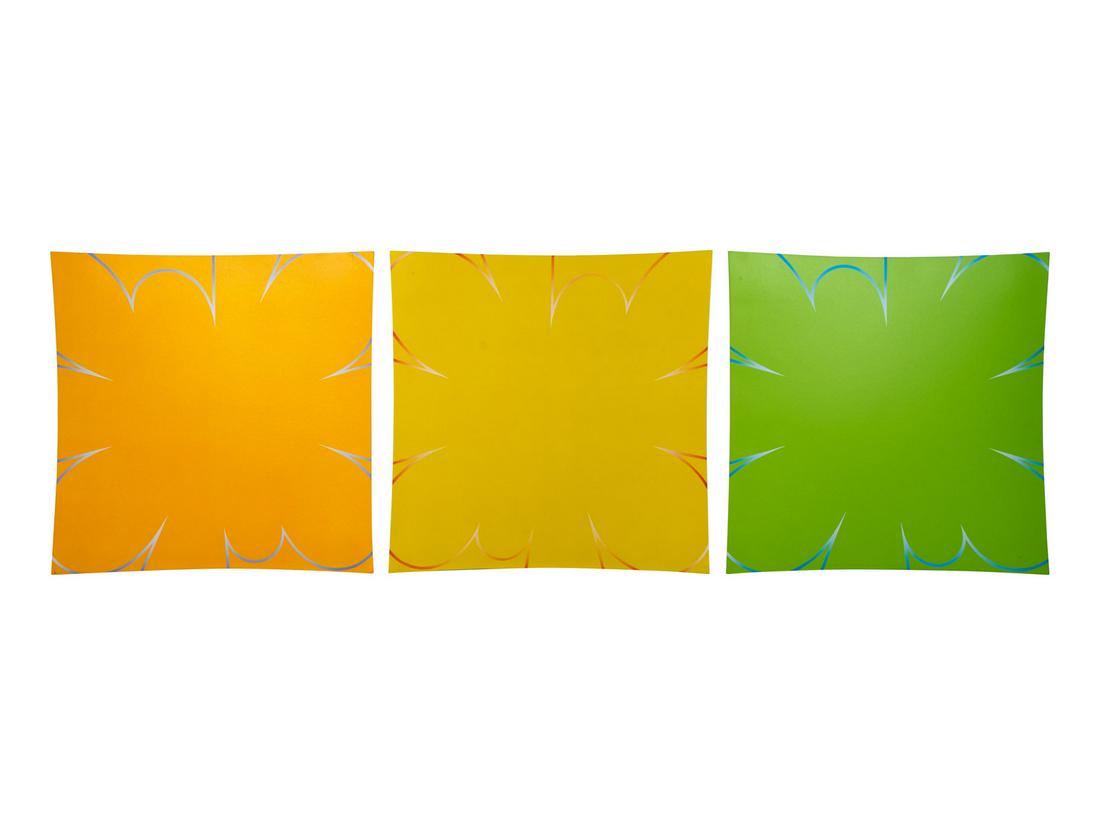 Yek (Singaporean, b. 1969) Frown, Crumps, Smack (1 of 3)