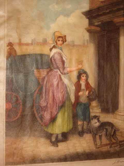 (AFTER) FRANCIS WHEATLEY (british 1747-1801) CRI: (AFTER) FRANCIS WHEATLEY (british 1747-1801) CRIES OF LONDON Six color stipple engravings by L. Dupont. Each pencil signed by Dupont. Each sheet size: 12 1/4 x 9 5/8 in. unframed