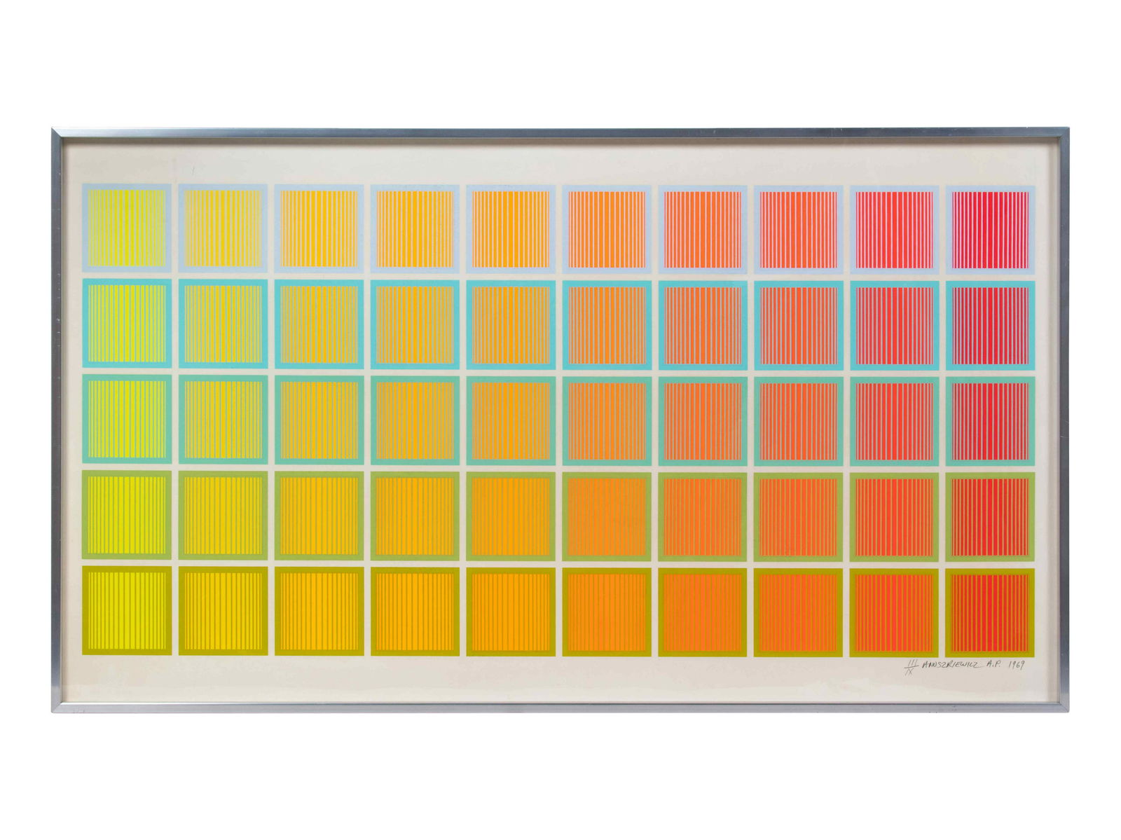 Richard Anuszkiewicz (American, 1930-2020) Untitled: (1 of 2)