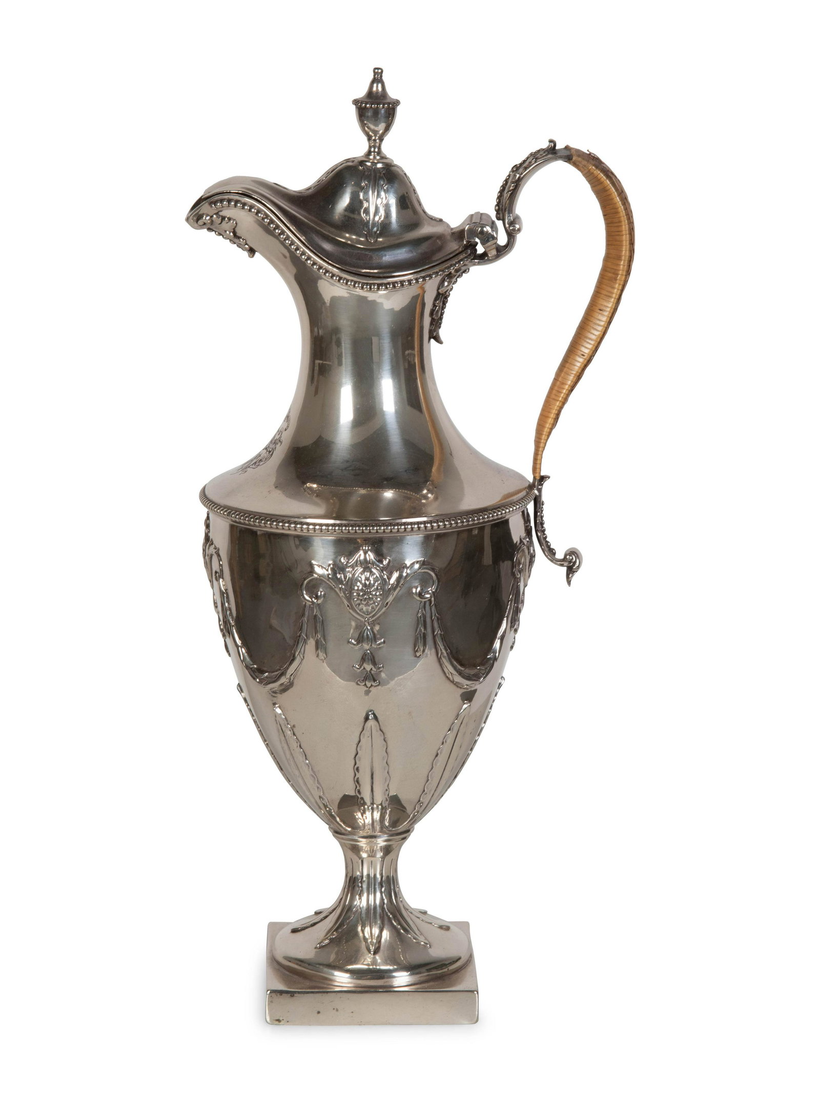 A George III Silver Ewer Height 13 1/2 inches. (1 of 2)