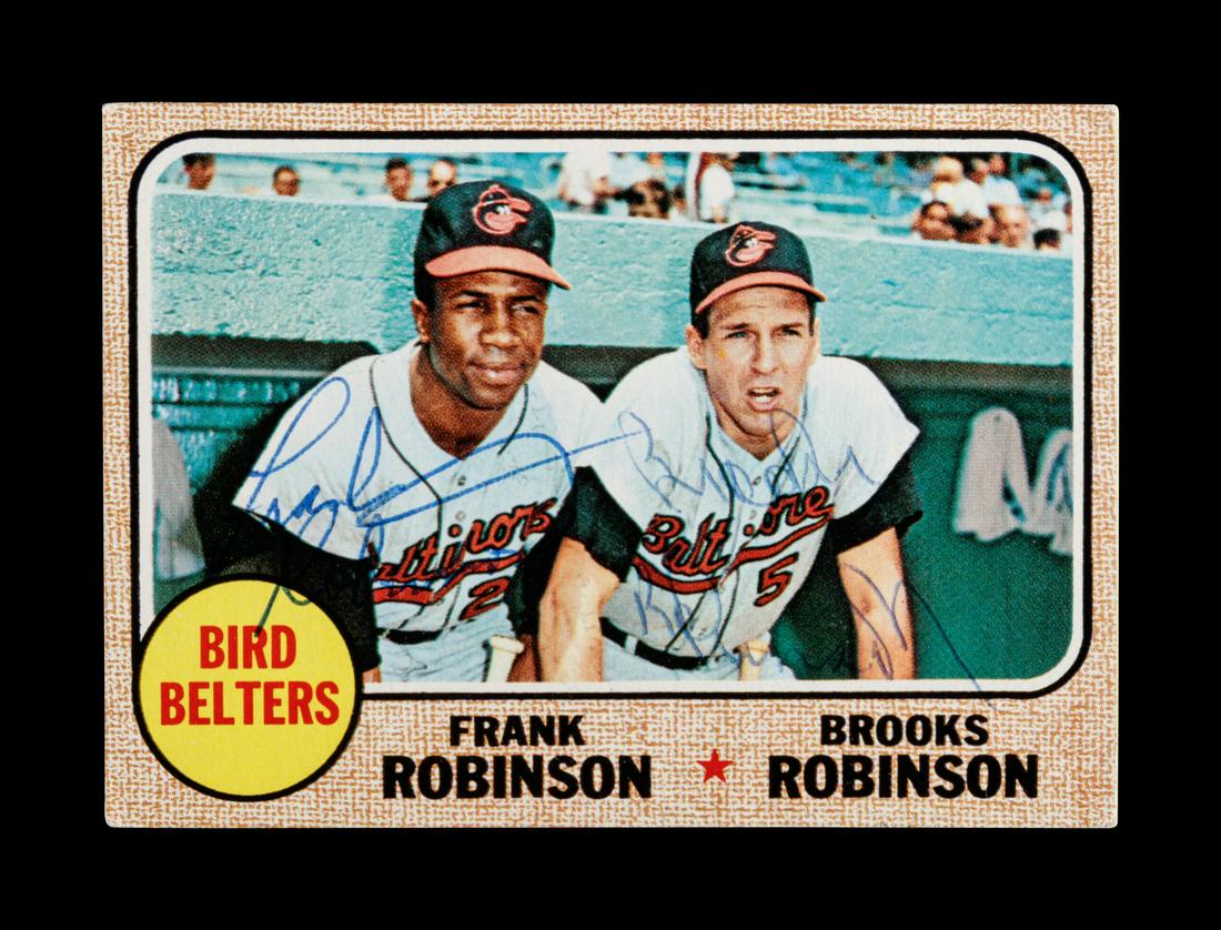 A 1968 Topps Bird Belters Card No. 530 Signed by Frank (1 of 2)