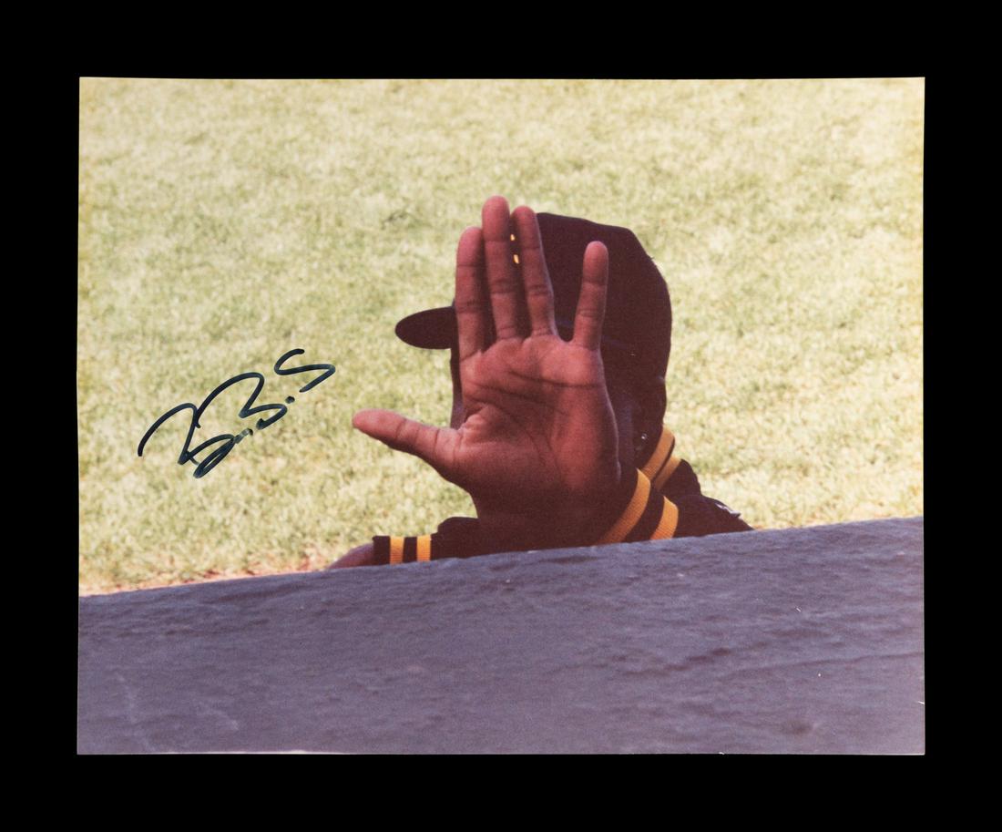 A Unique Barry Bonds Signed Photograph, (1 of 1)