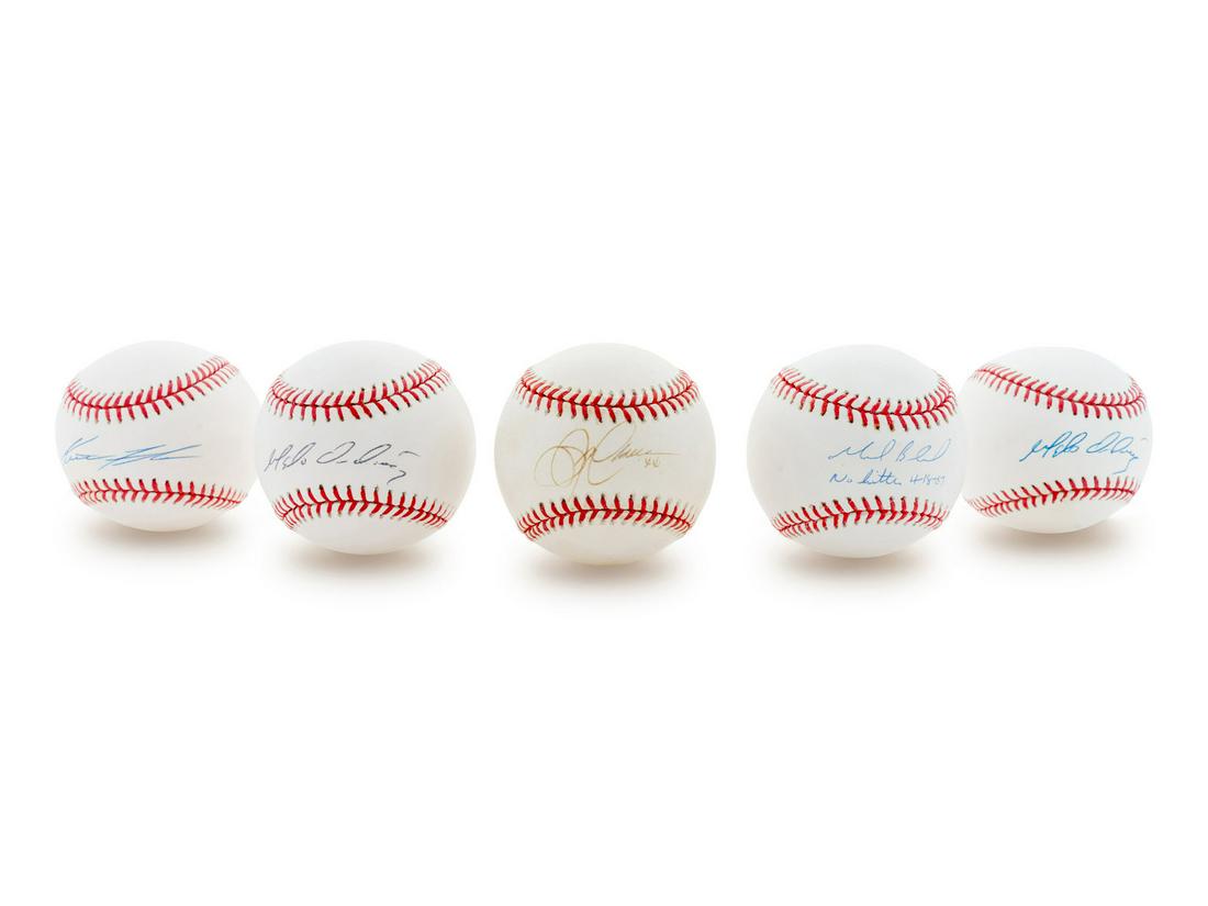 A Group of Five Signed Baseballs, (1 of 11)