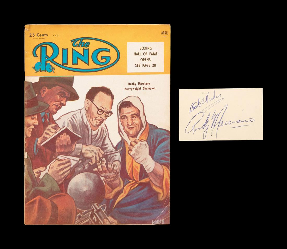A Heavyweight Boxing Champion Rocky Marciano Signed (1 of 3)