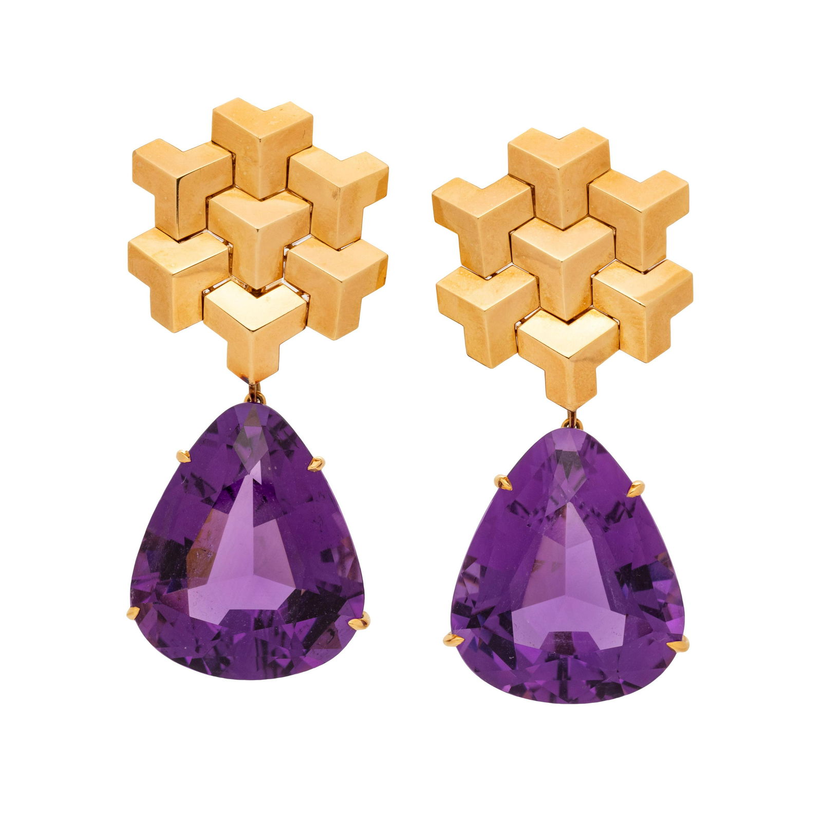 PAOLO COSTAGLI, YELLOW GOLD, AMETHYST AND CITRINE (1 of 3)