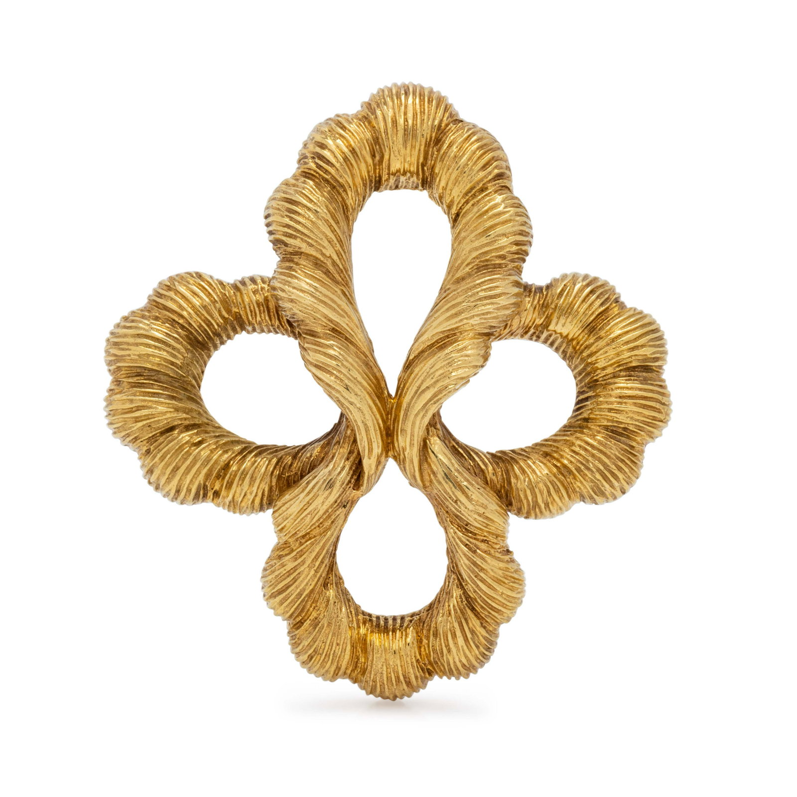 YELLOW GOLD BROOCH (1 of 2)