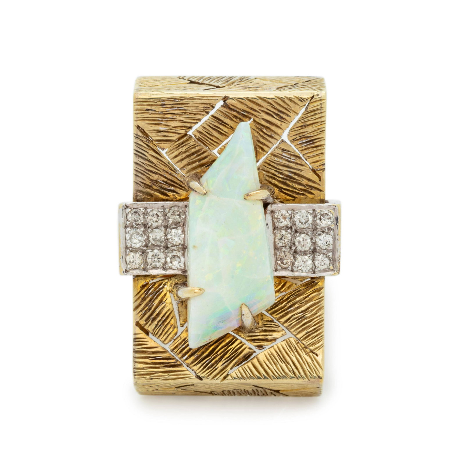 OPAL AND DIAMOND RING (1 of 3)