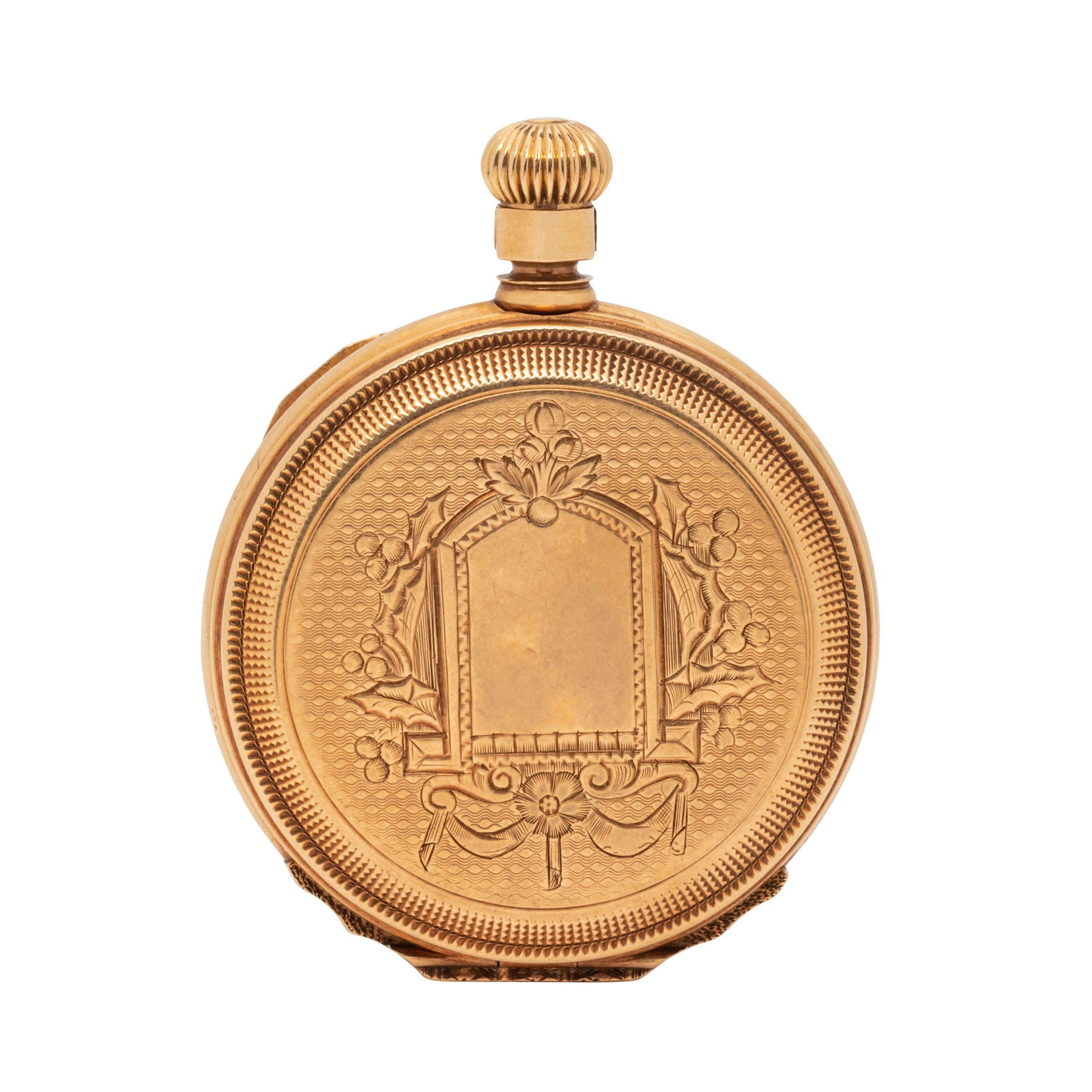 WALTHAM, 14K YELLOW GOLD HUNTER CASE POCKET WATCH (1 of 4)