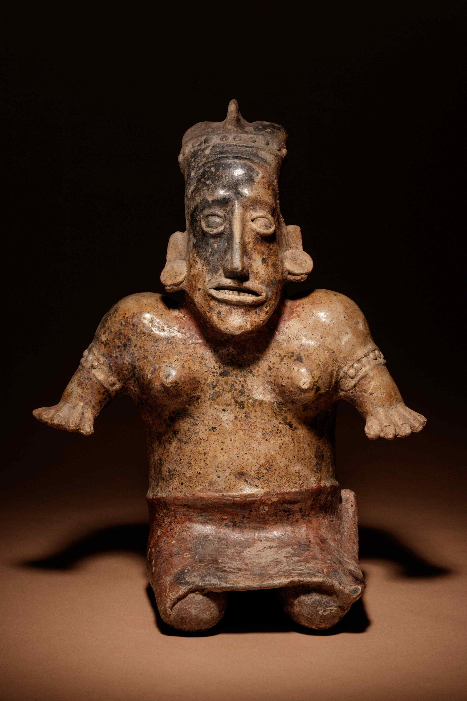 A Jalisco Terracotta Female Figure Height 18 1/2 (1 of 3)