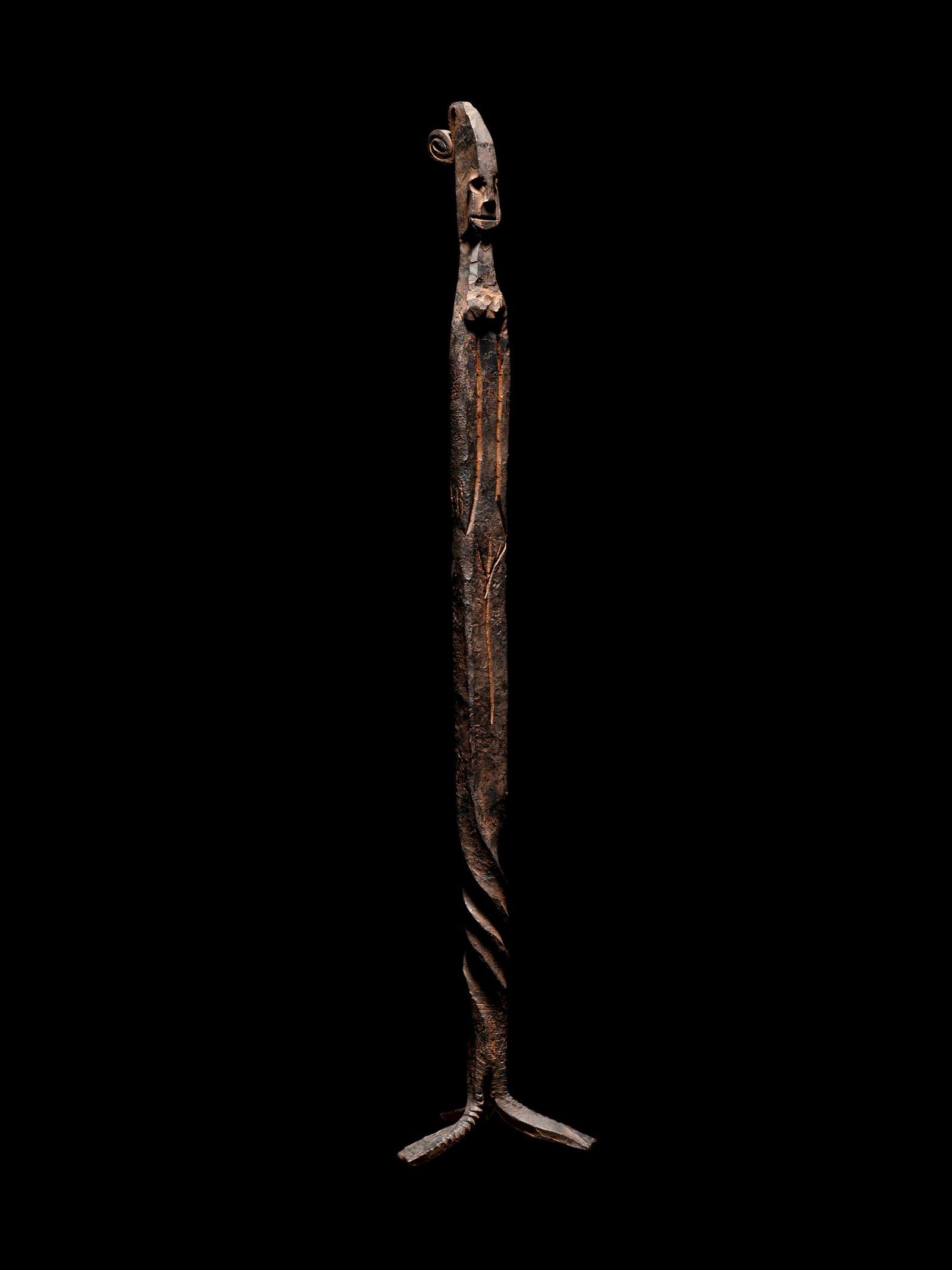 A Dogon or Bamana Ritual Implement Height 17 inches. (1 of 3)