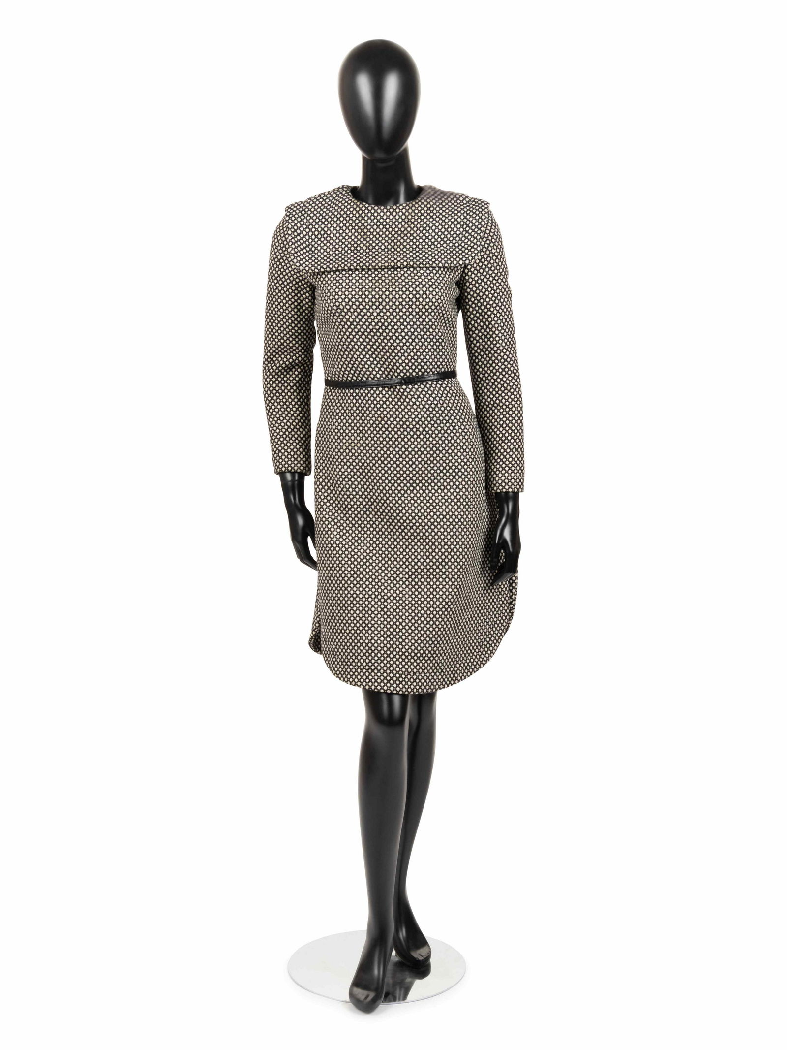 Pierre Cardin Belted Wool Dress, 1960s (1 of 4)