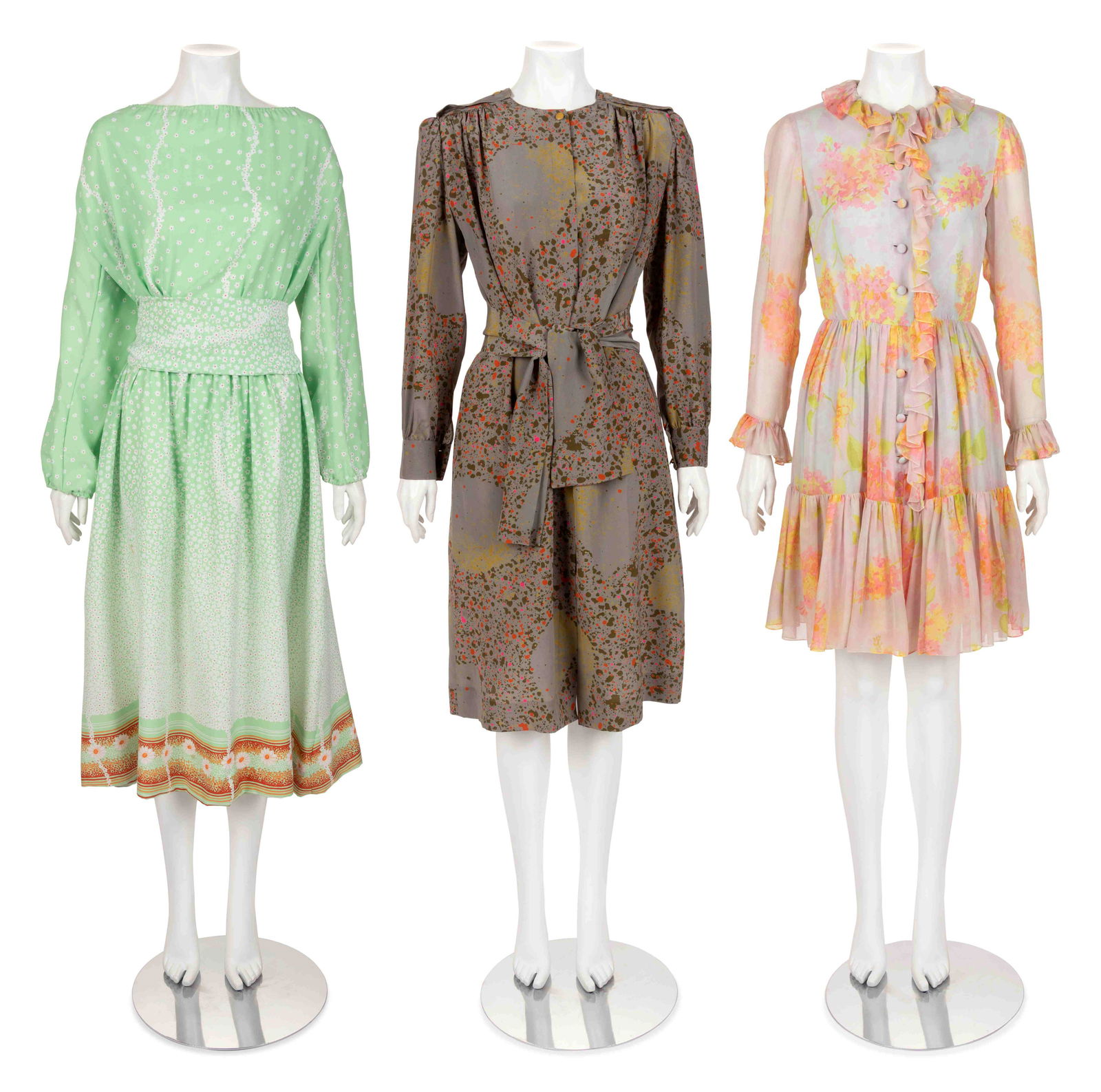 Three Designer Dresses: One Lanvin, One Ted Lapidus, (1 of 7)