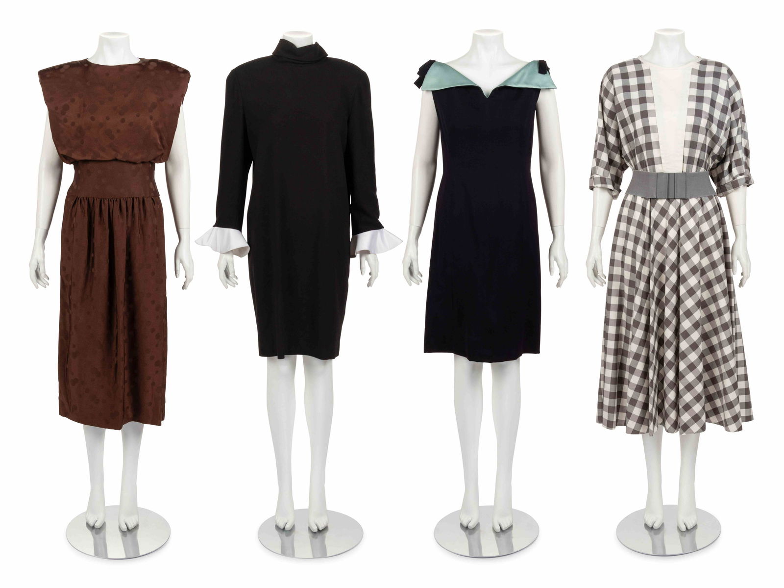 Collection of Four Designer Dresses: One Scaasi (1 of 5)