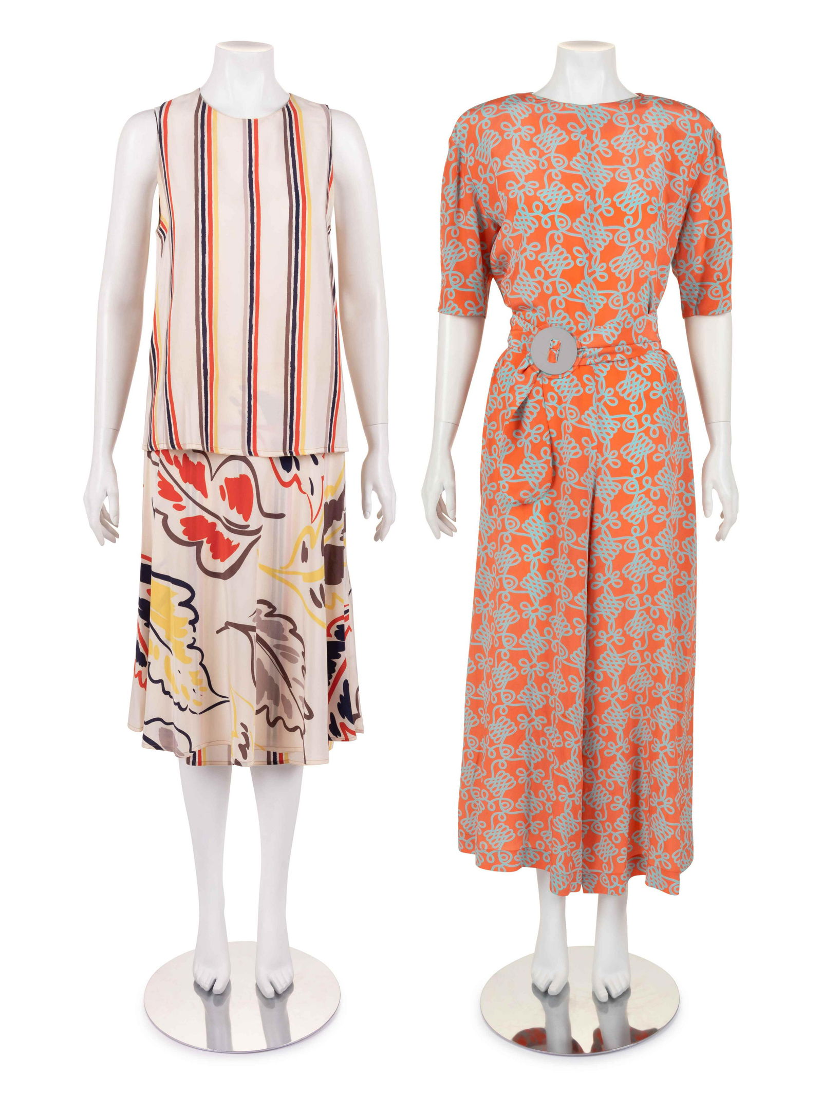 Two Designer Ensembles: One Jean Muir Belted Jumpsuit (1 of 5)